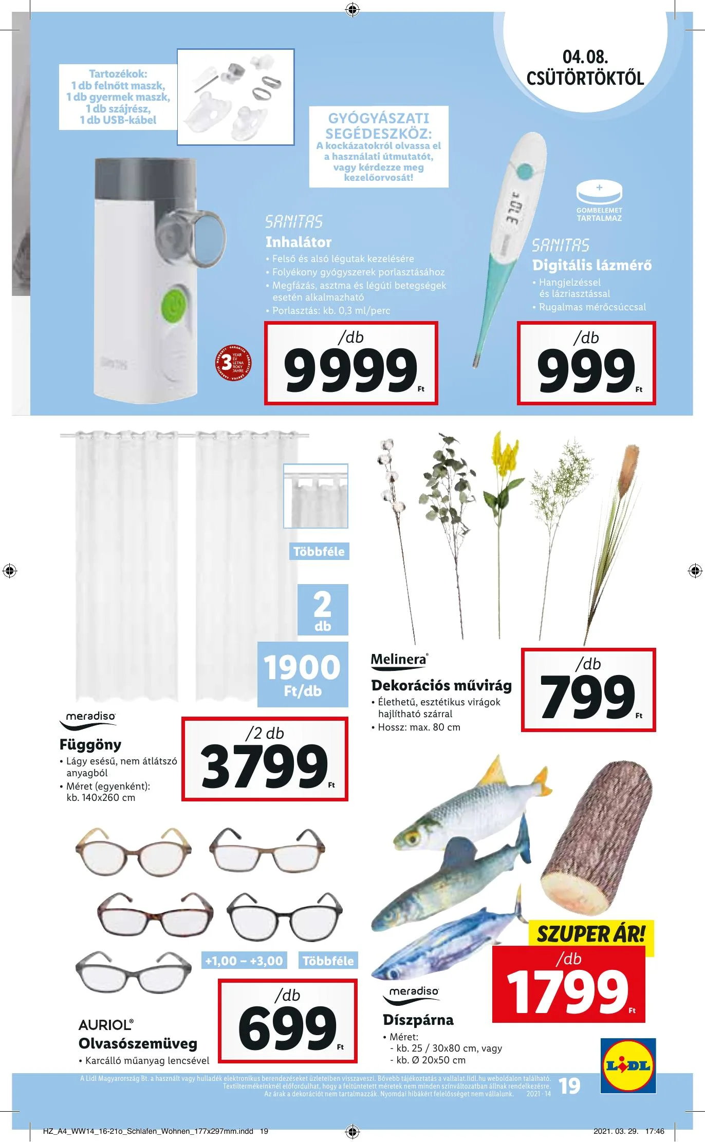 Lidl akciós újság 04.08–04.14 – 19. oldal