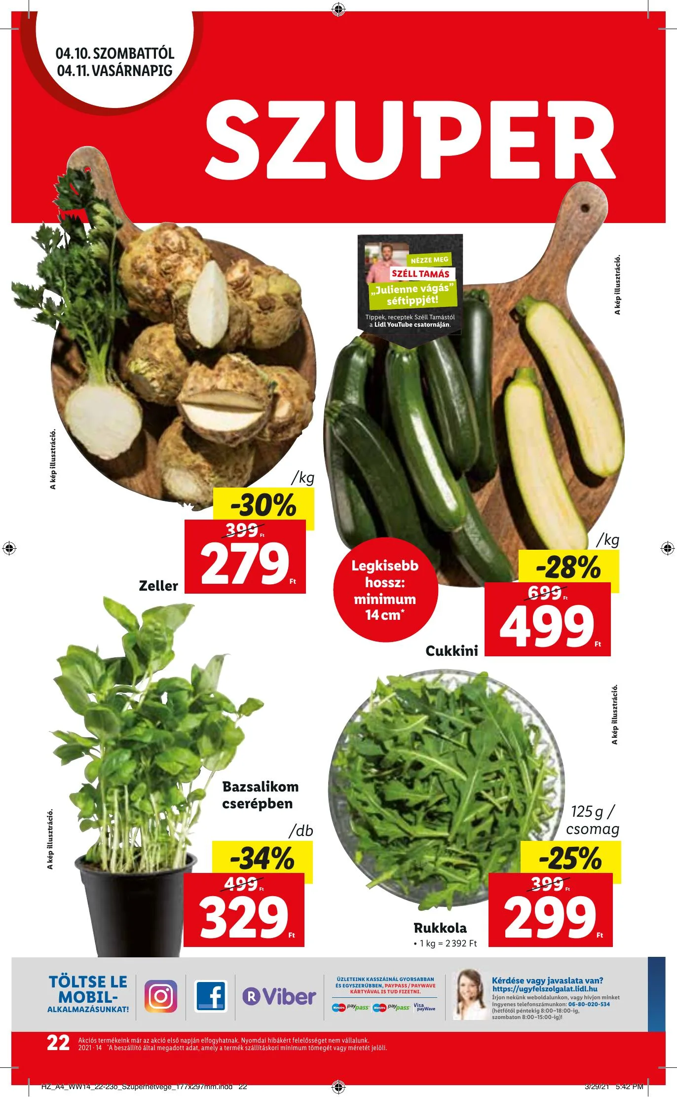 Lidl akciós újság 04.08–04.14 – 22. oldal