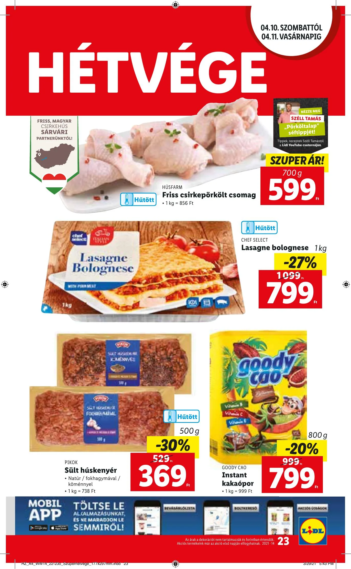 Lidl akciós újság 04.08–04.14 – 23. oldal