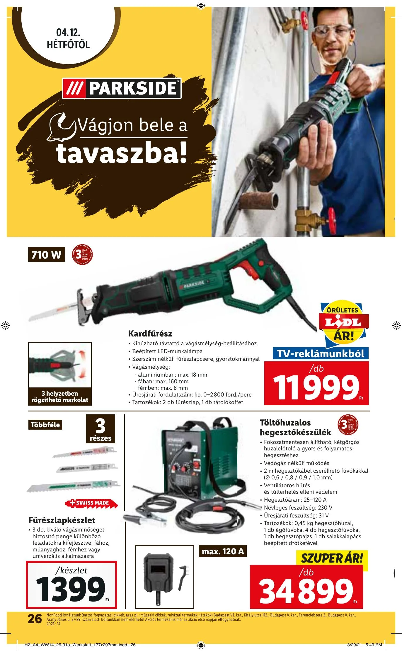 Lidl akciós újság 04.08–04.14 – 26. oldal