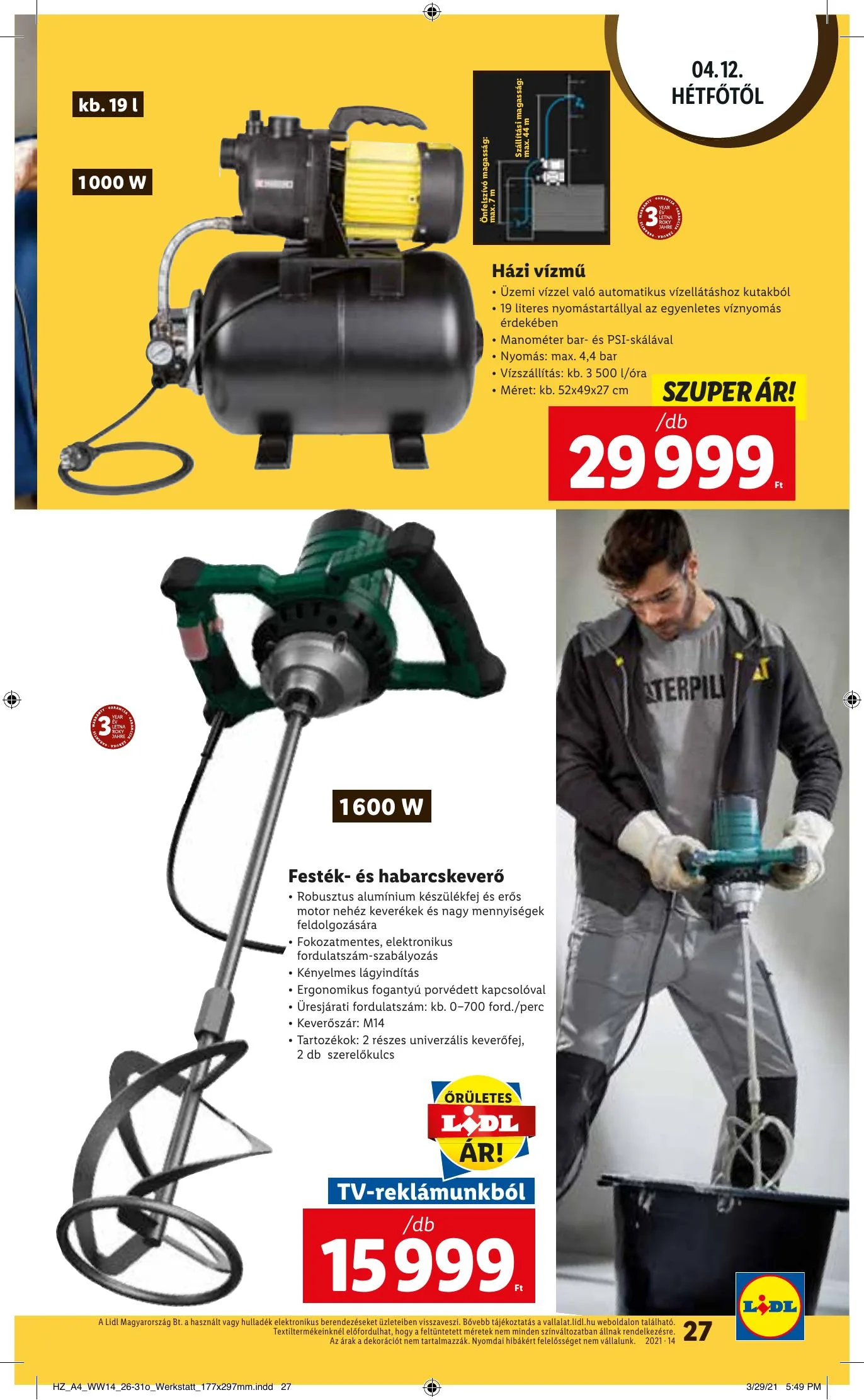 Lidl akciós újság 04.08–04.14 – 27. oldal