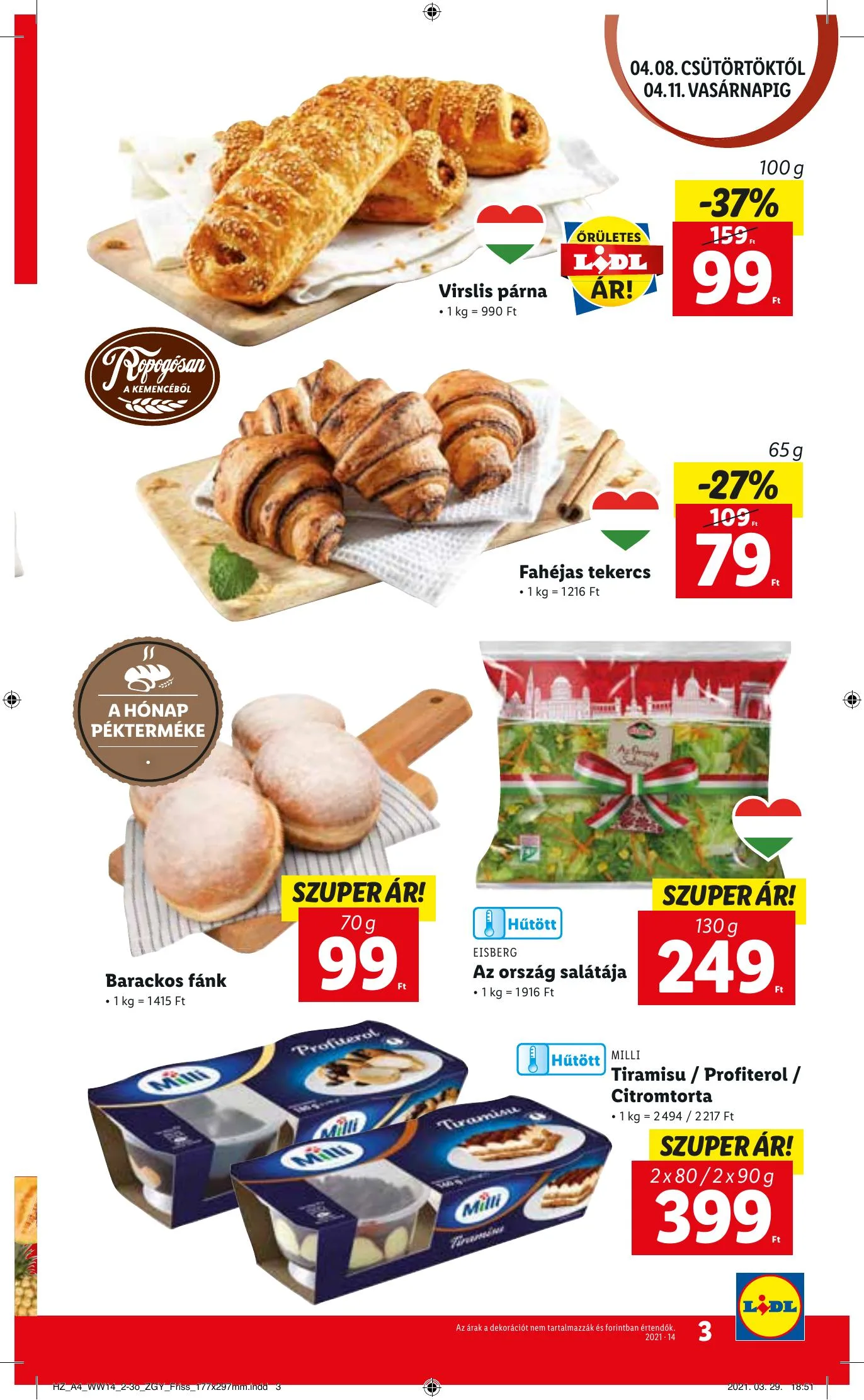 Lidl akciós újság 04.08–04.14 – 3. oldal