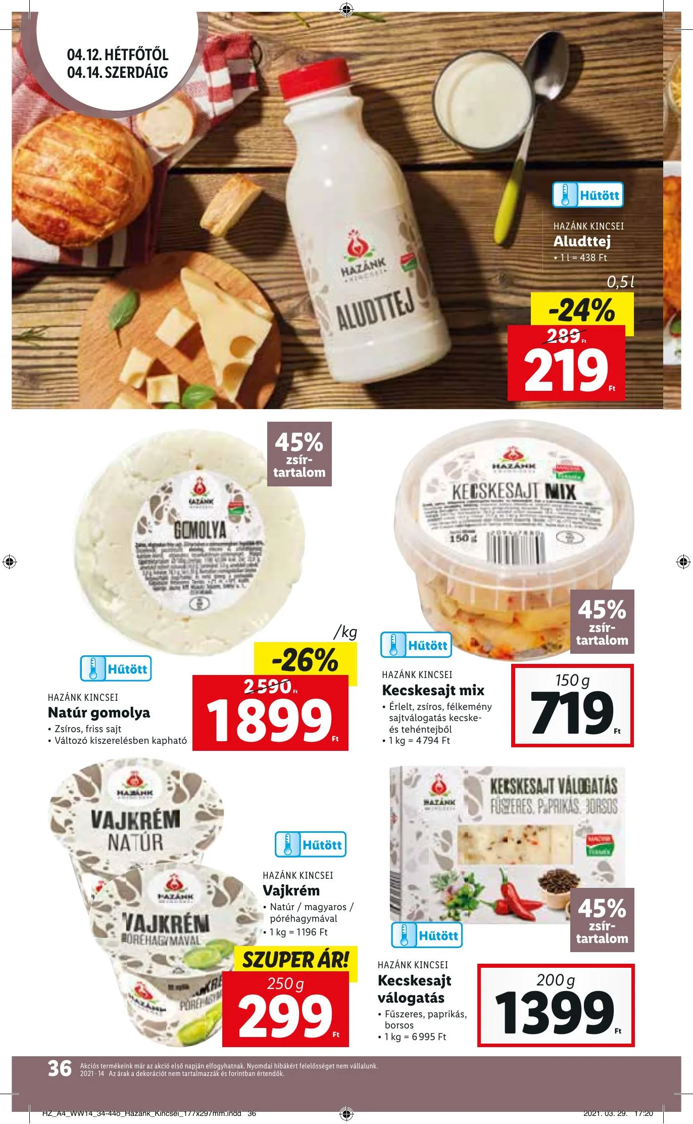 Lidl akciós újság 04.08–04.14 – 36. oldal