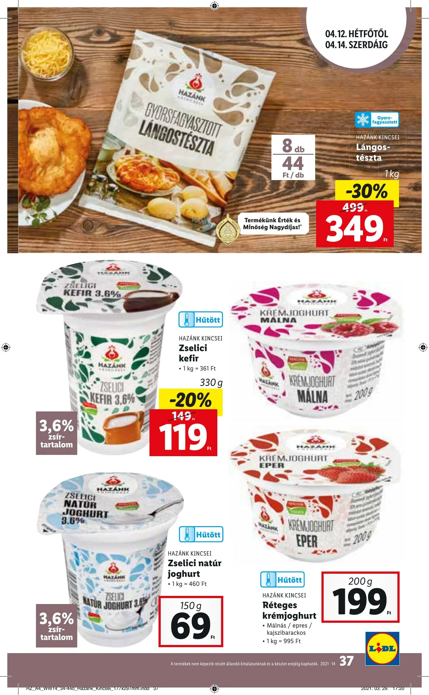 Lidl akciós újság 04.08–04.14 – 37. oldal