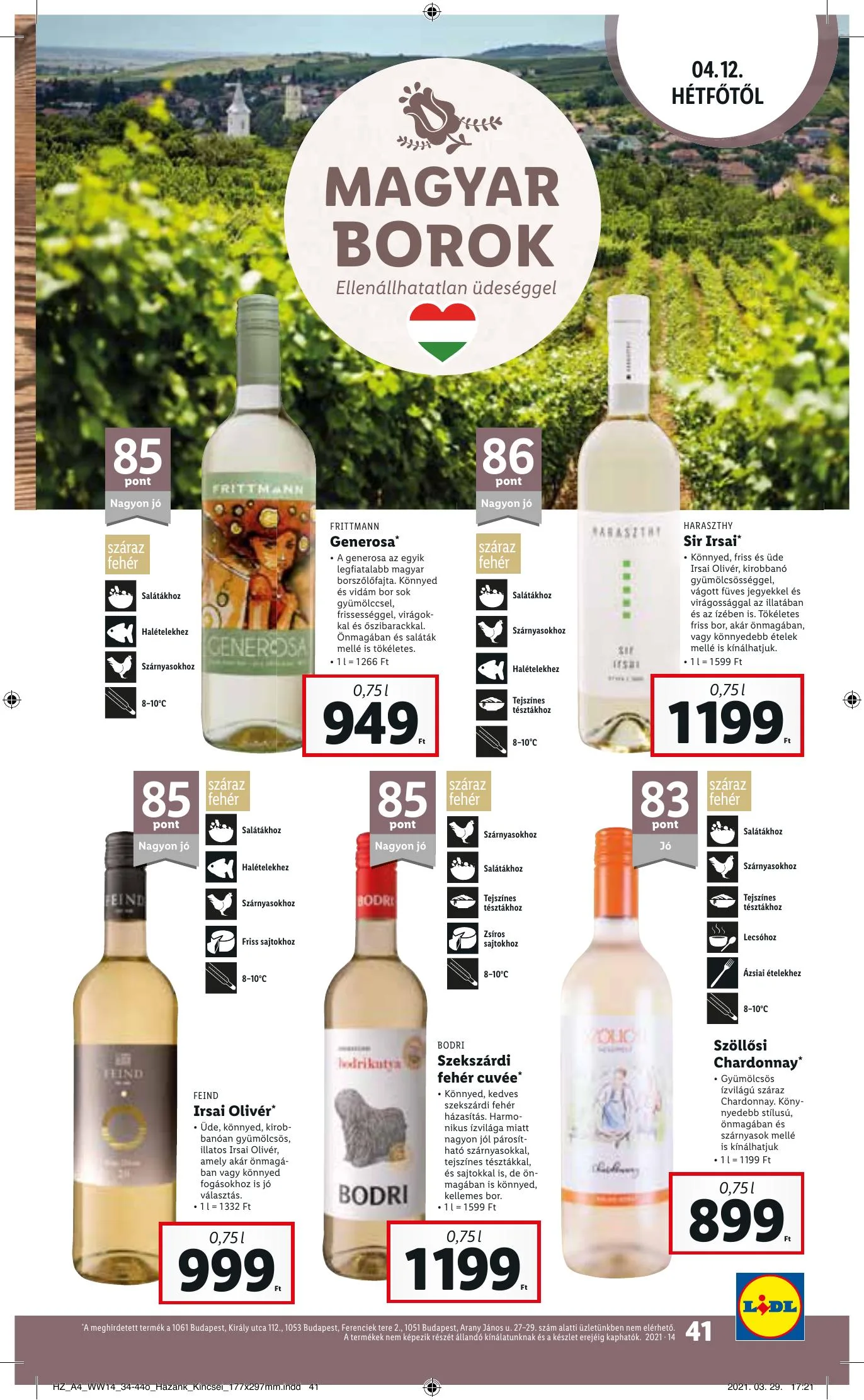 Lidl akciós újság 04.08–04.14 – 41. oldal