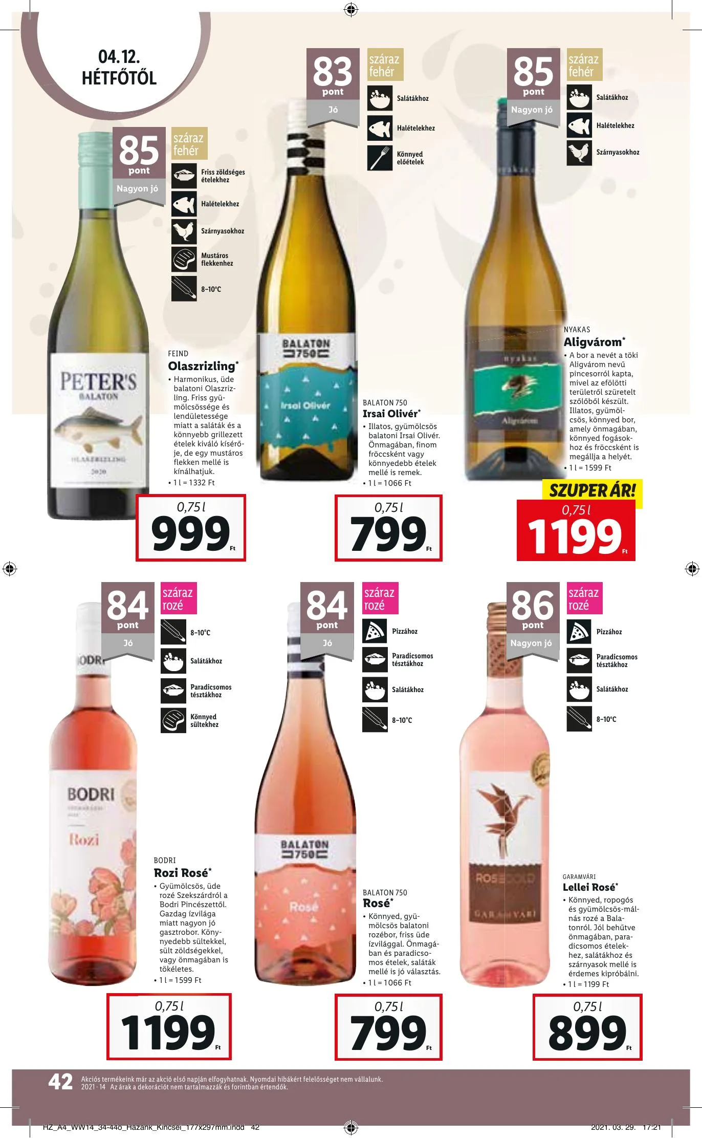 Lidl akciós újság 04.08–04.14 – 42. oldal