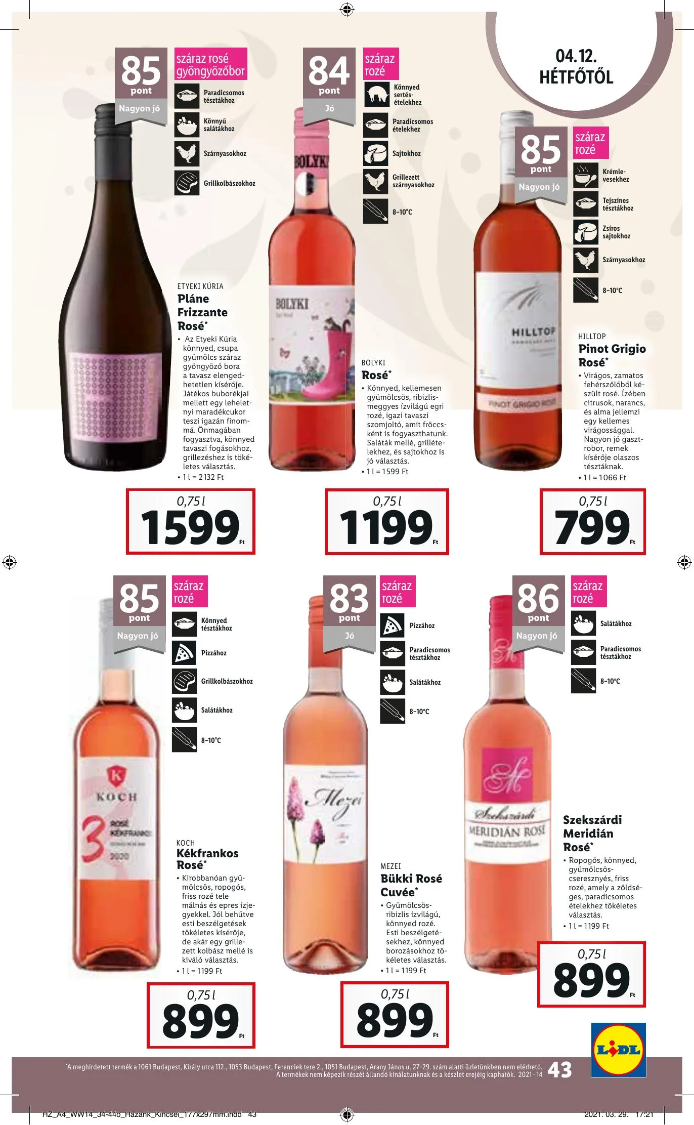Lidl akciós újság 04.08–04.14 – 43. oldal