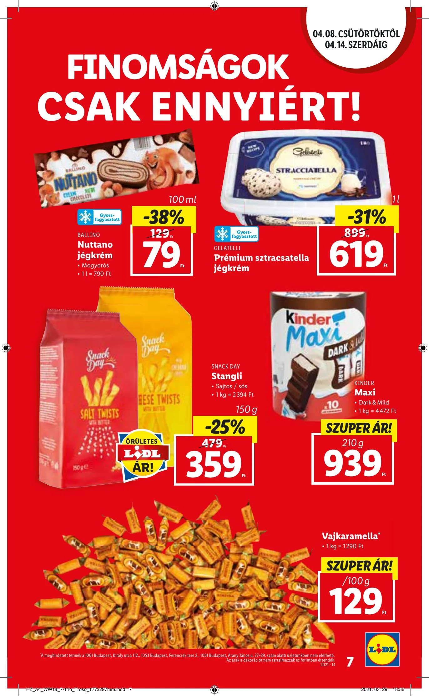 Lidl akciós újság 04.08–04.14 – 7. oldal
