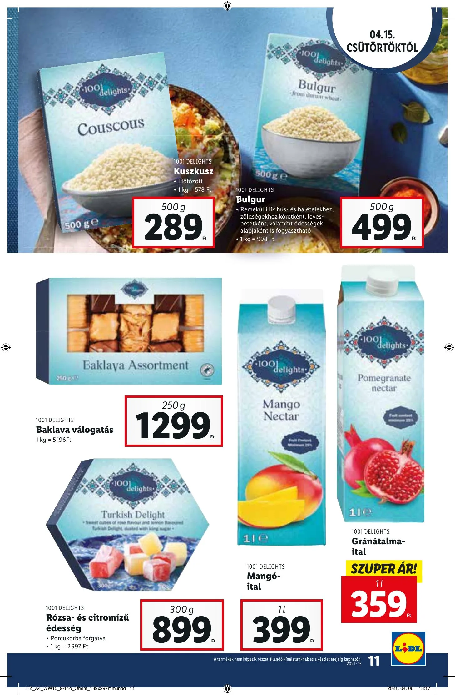 Lidl akciós újság 04.15–04.21 – 11. oldal