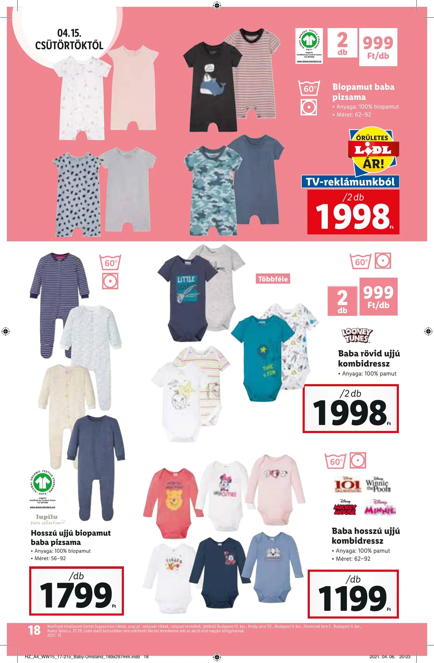 Lidl akciós újság 04.15–04.21 – 18. oldal