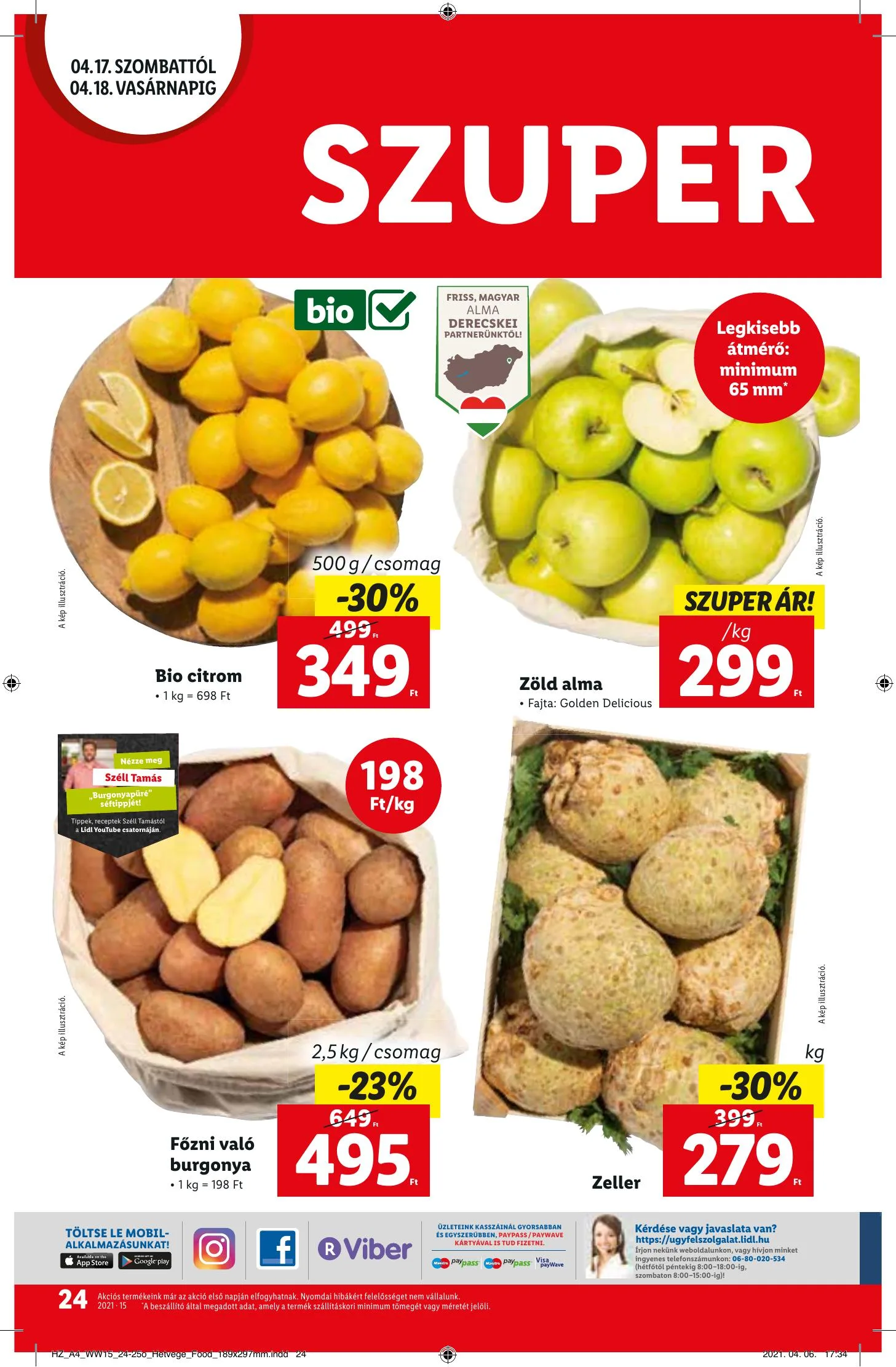 Lidl akciós újság 04.15–04.21 – 24. oldal
