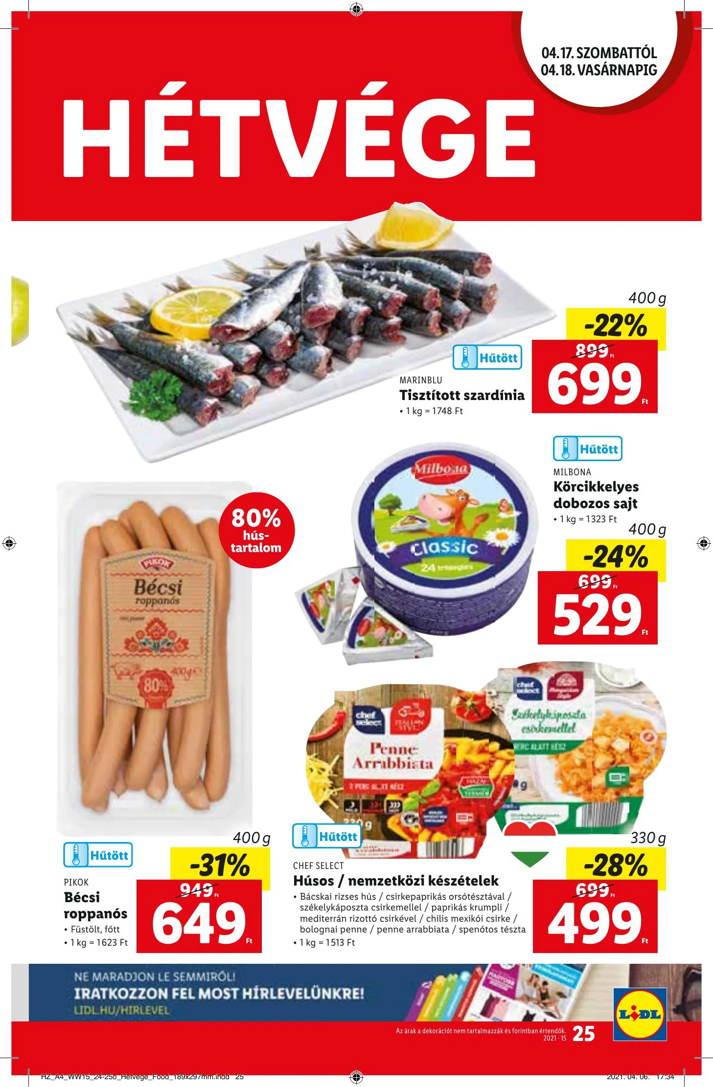 Lidl akciós újság 04.15–04.21 – 25. oldal