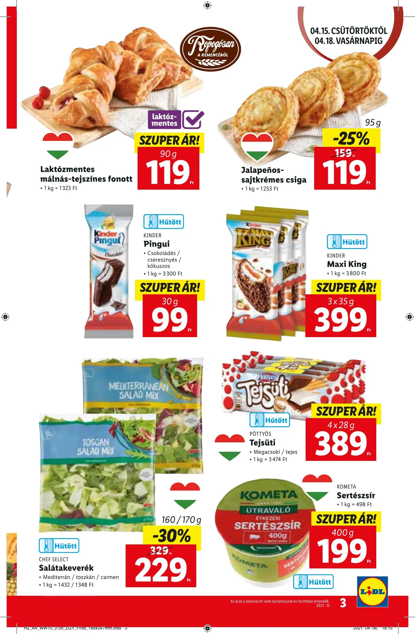 Lidl akciós újság 04.15–04.21 – 3. oldal