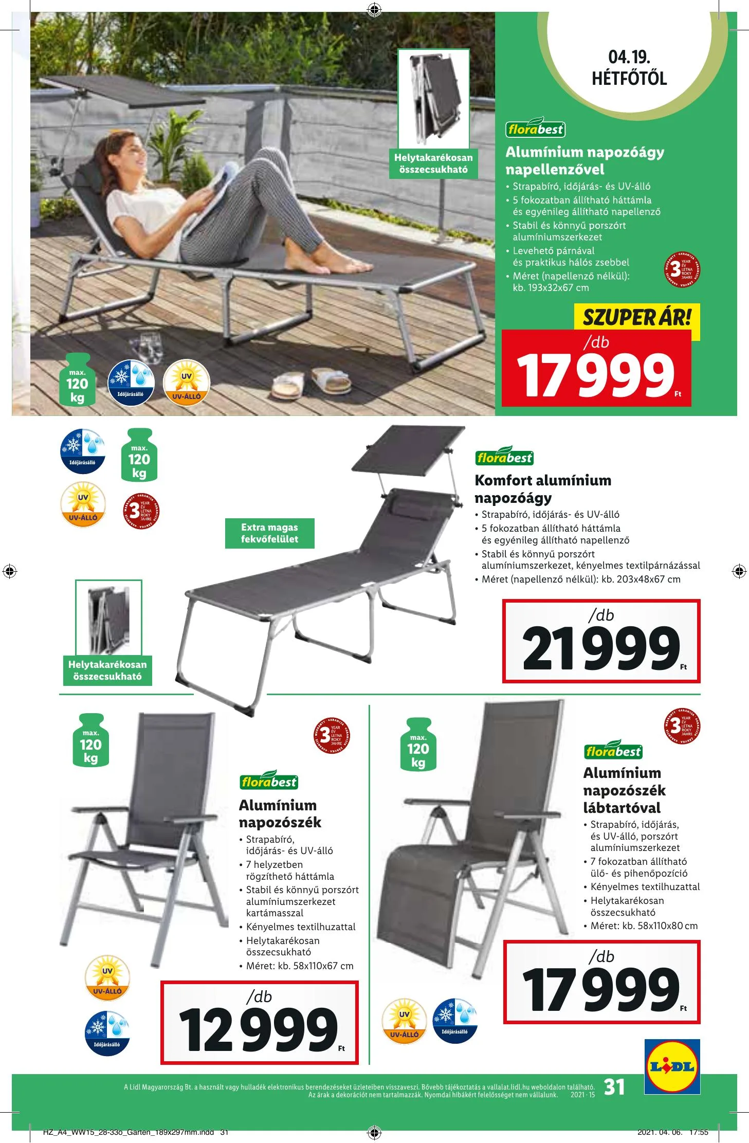 Lidl akciós újság 04.15–04.21 – 31. oldal