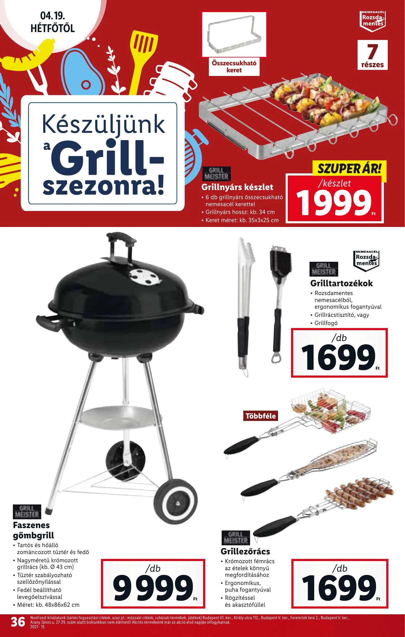 Lidl akciós újság 04.15–04.21 – 36. oldal