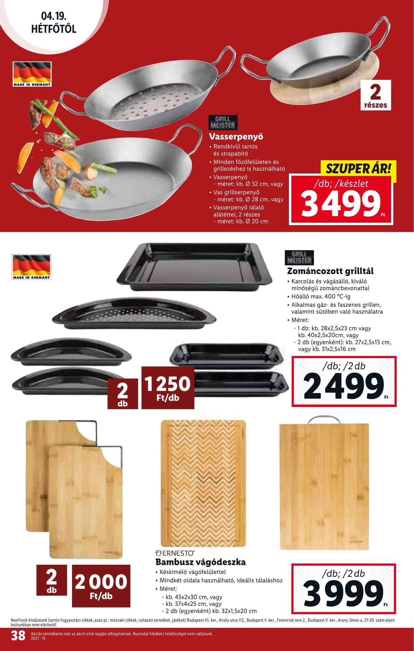Lidl akciós újság 04.15–04.21 – 38. oldal