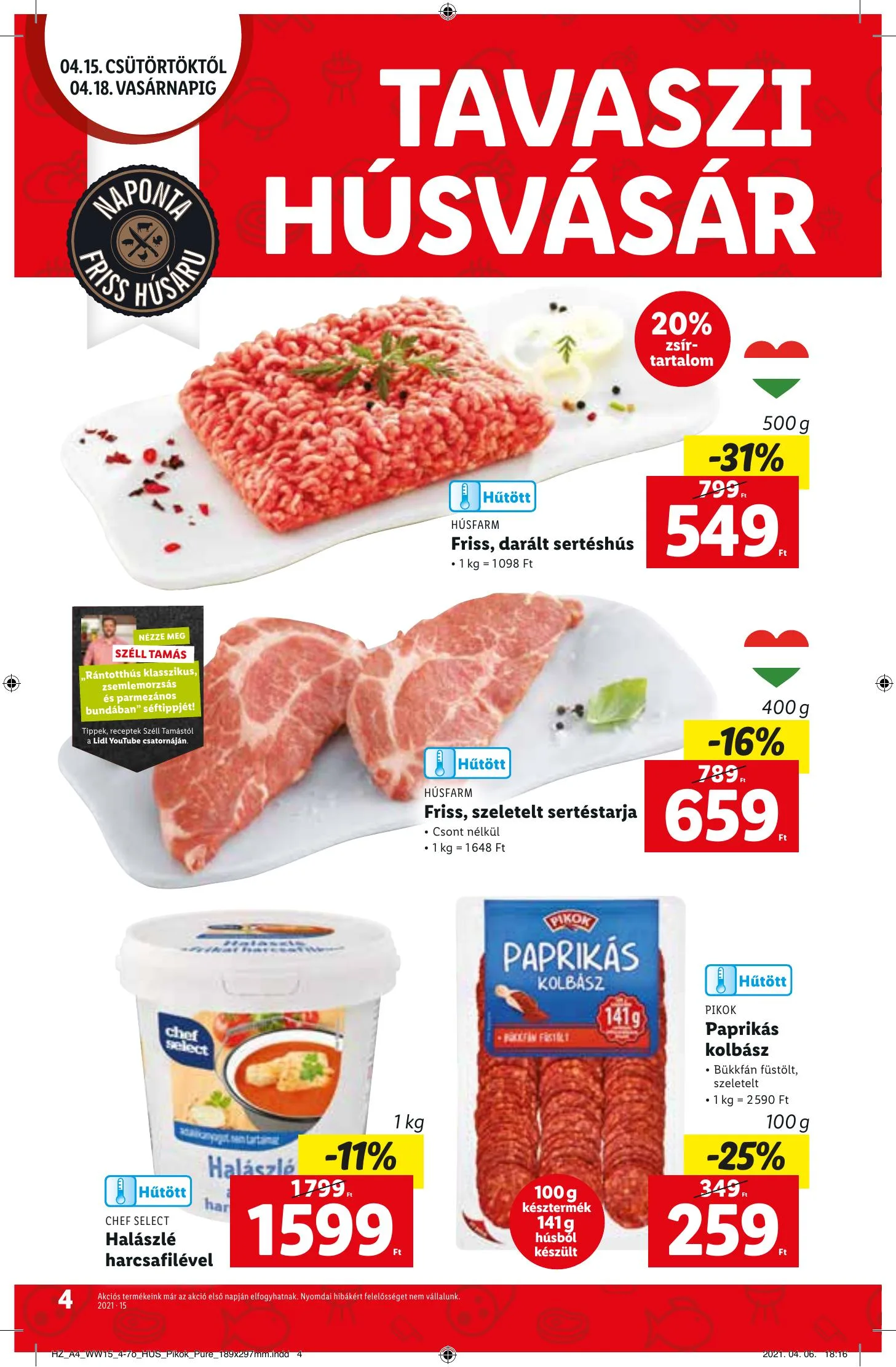 Lidl akciós újság 04.15–04.21 – 4. oldal