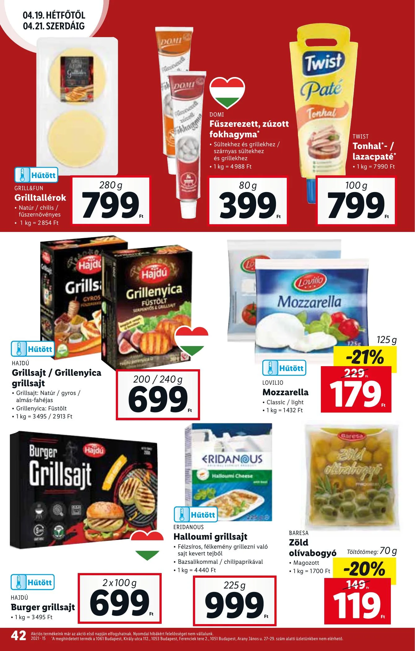 Lidl akciós újság 04.15–04.21 – 42. oldal