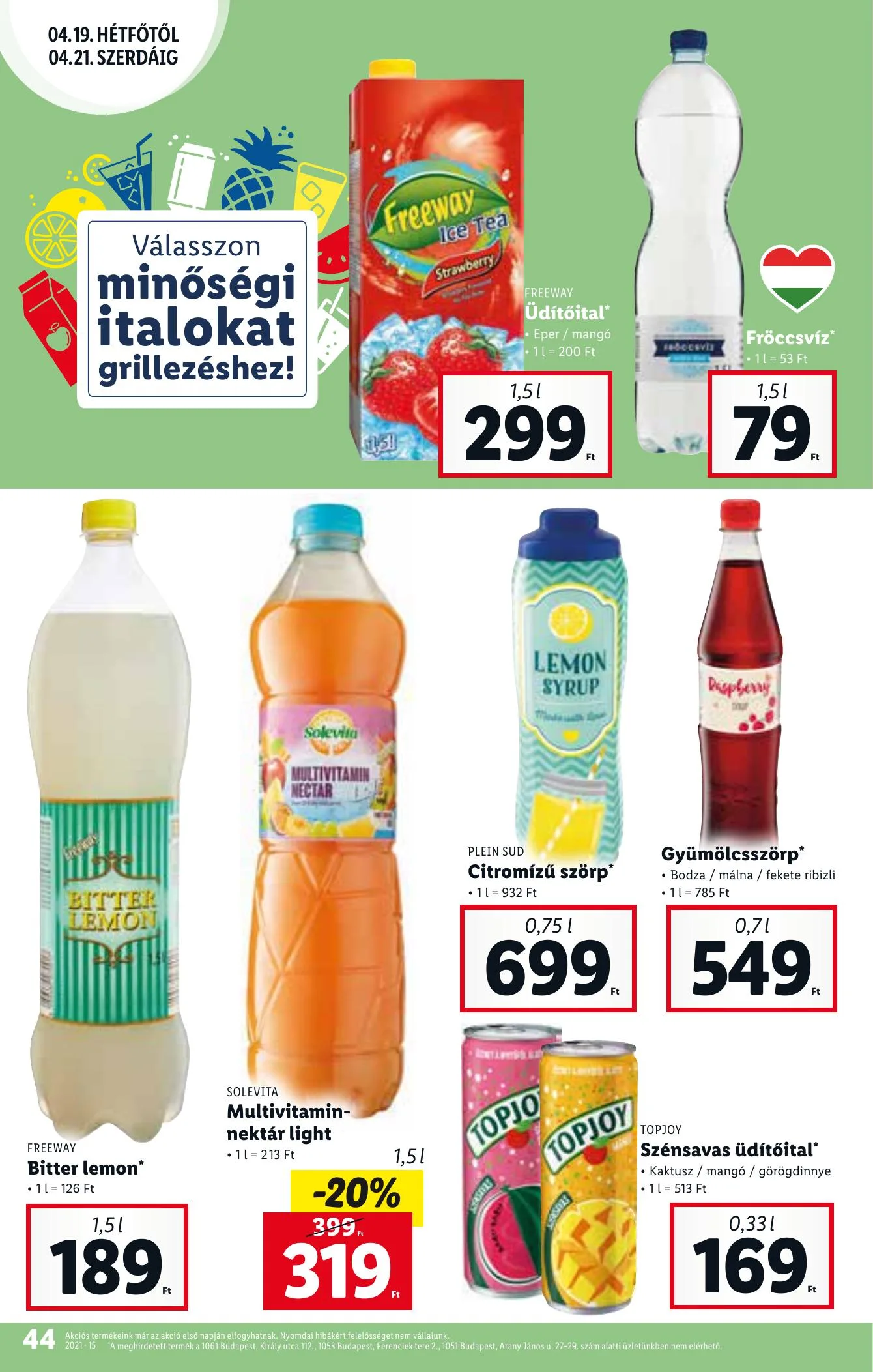 Lidl akciós újság 04.15–04.21 – 44. oldal