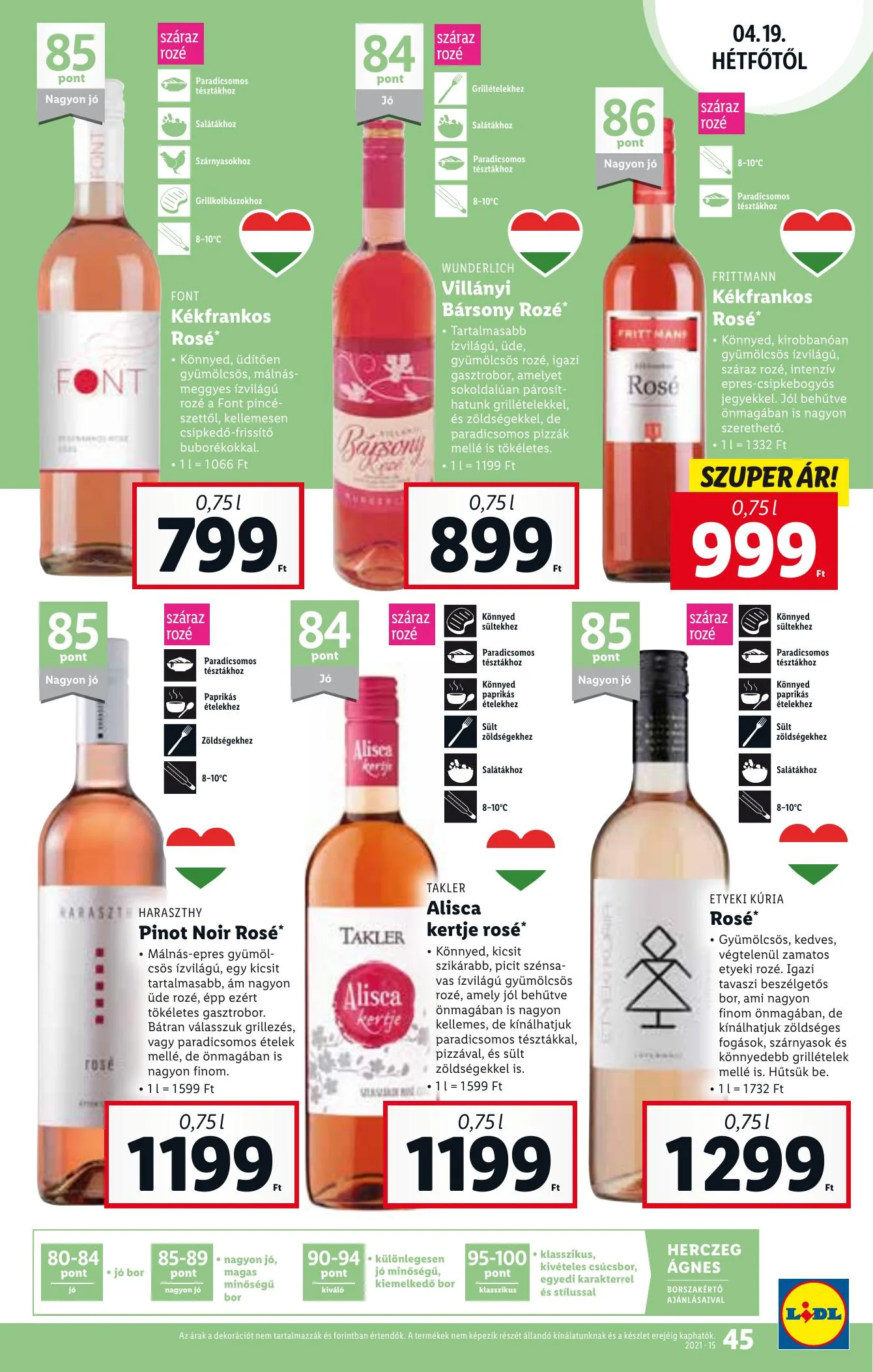 Lidl akciós újság 04.15–04.21 – 45. oldal