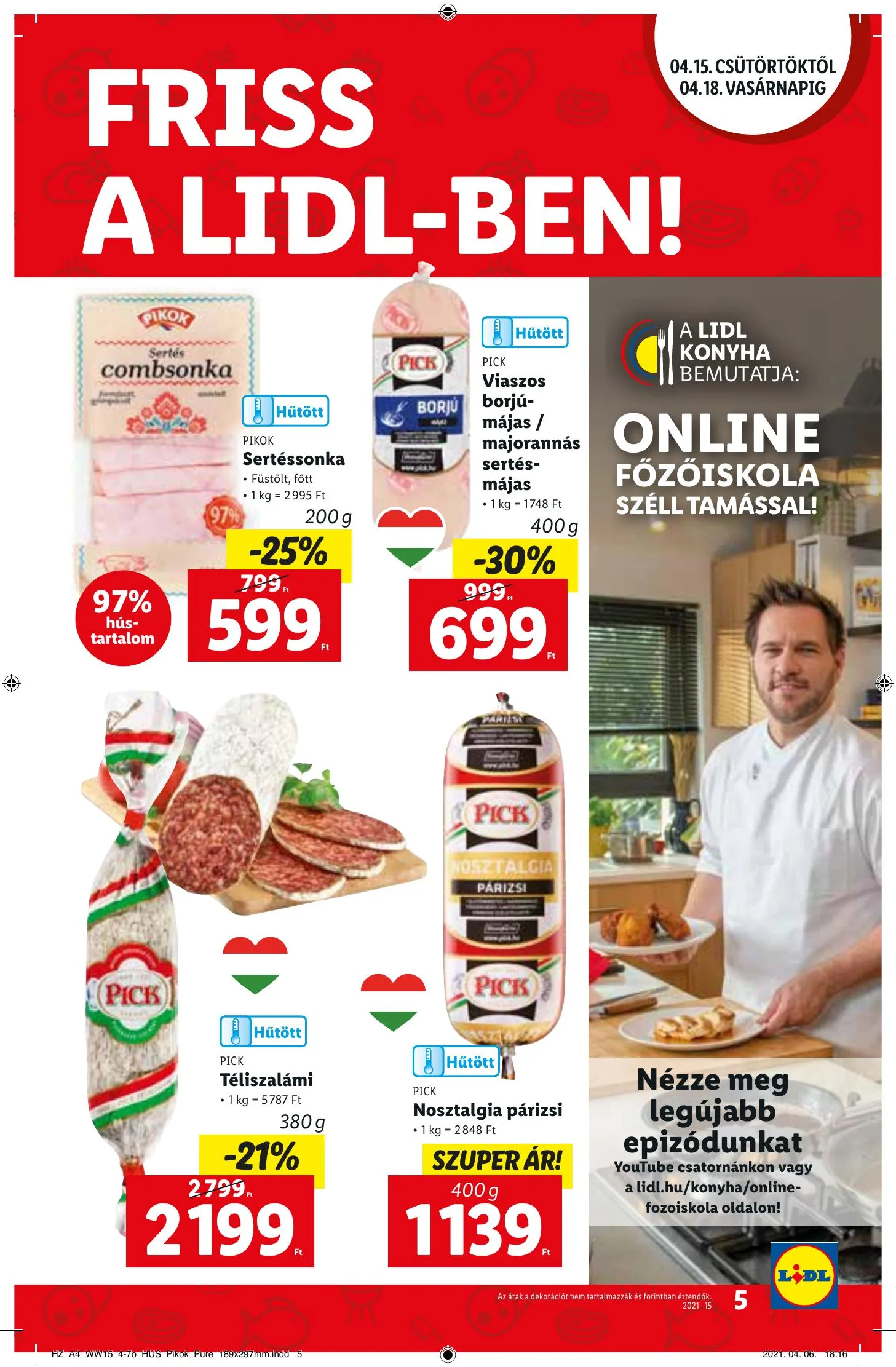 Lidl akciós újság 04.15–04.21 – 5. oldal