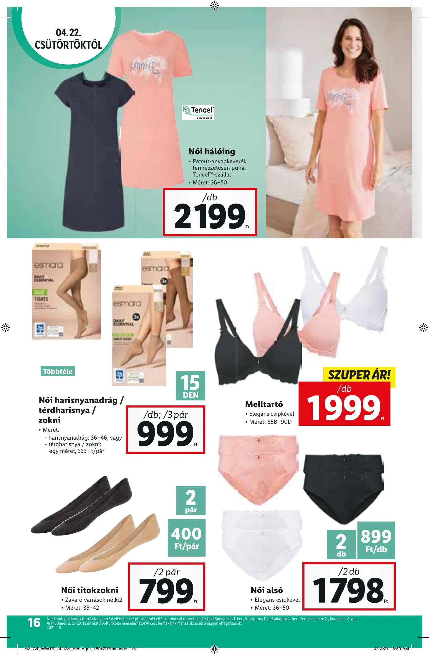 Lidl akciós újság 04.22–04.28 – 16. oldal