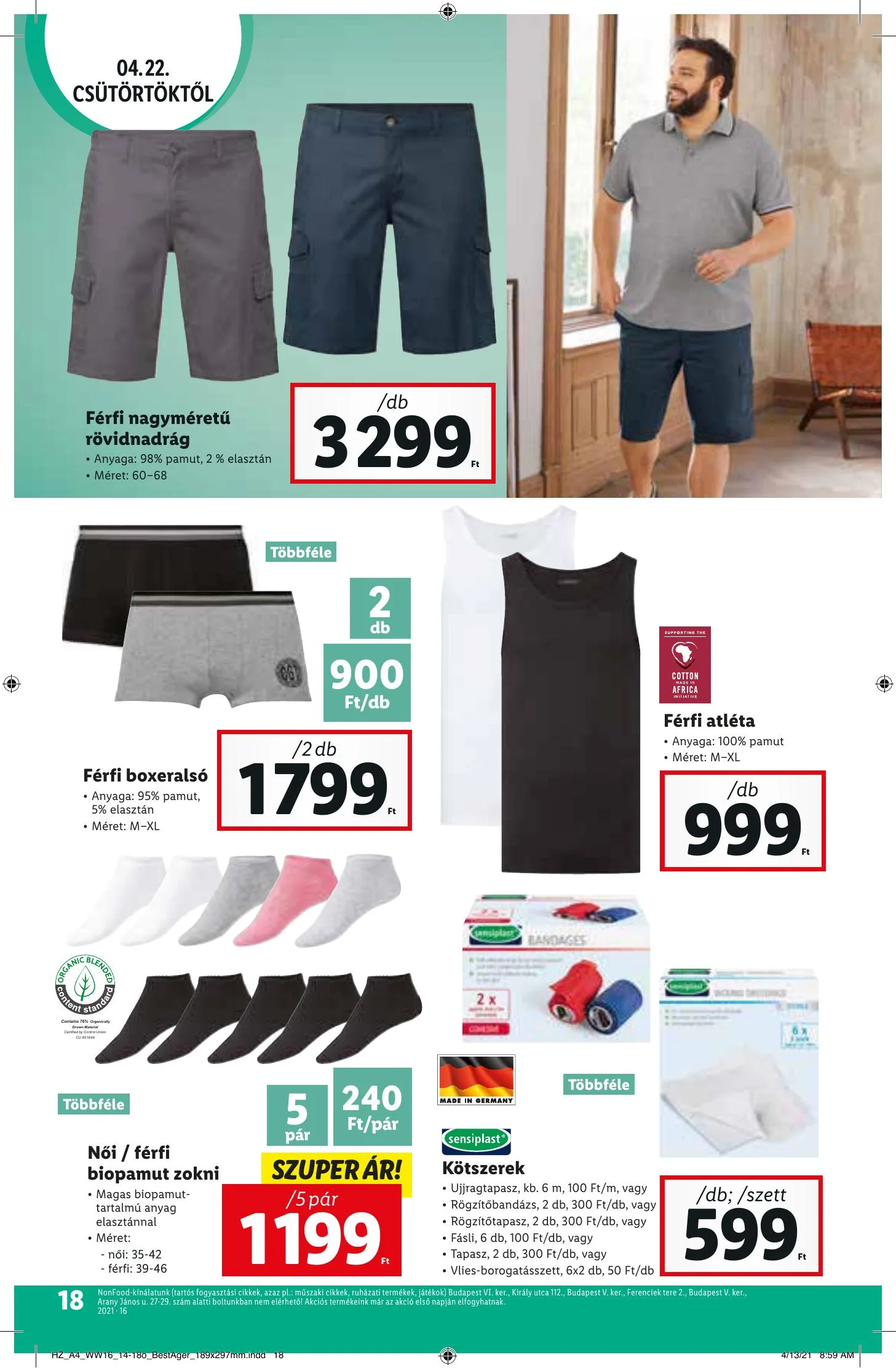 Lidl akciós újság 04.22–04.28 – 18. oldal