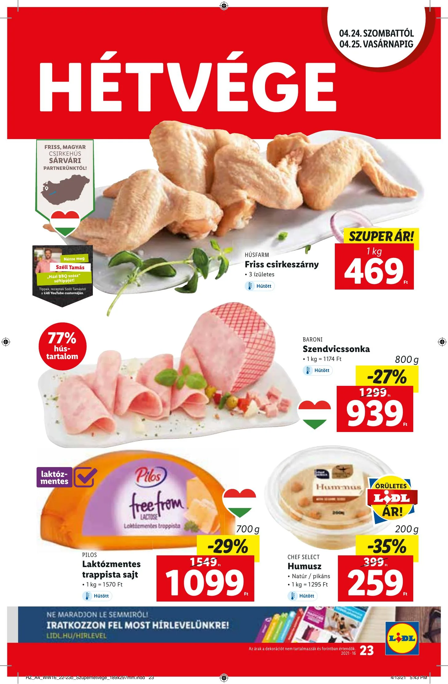 Lidl akciós újság 04.22–04.28 – 23. oldal