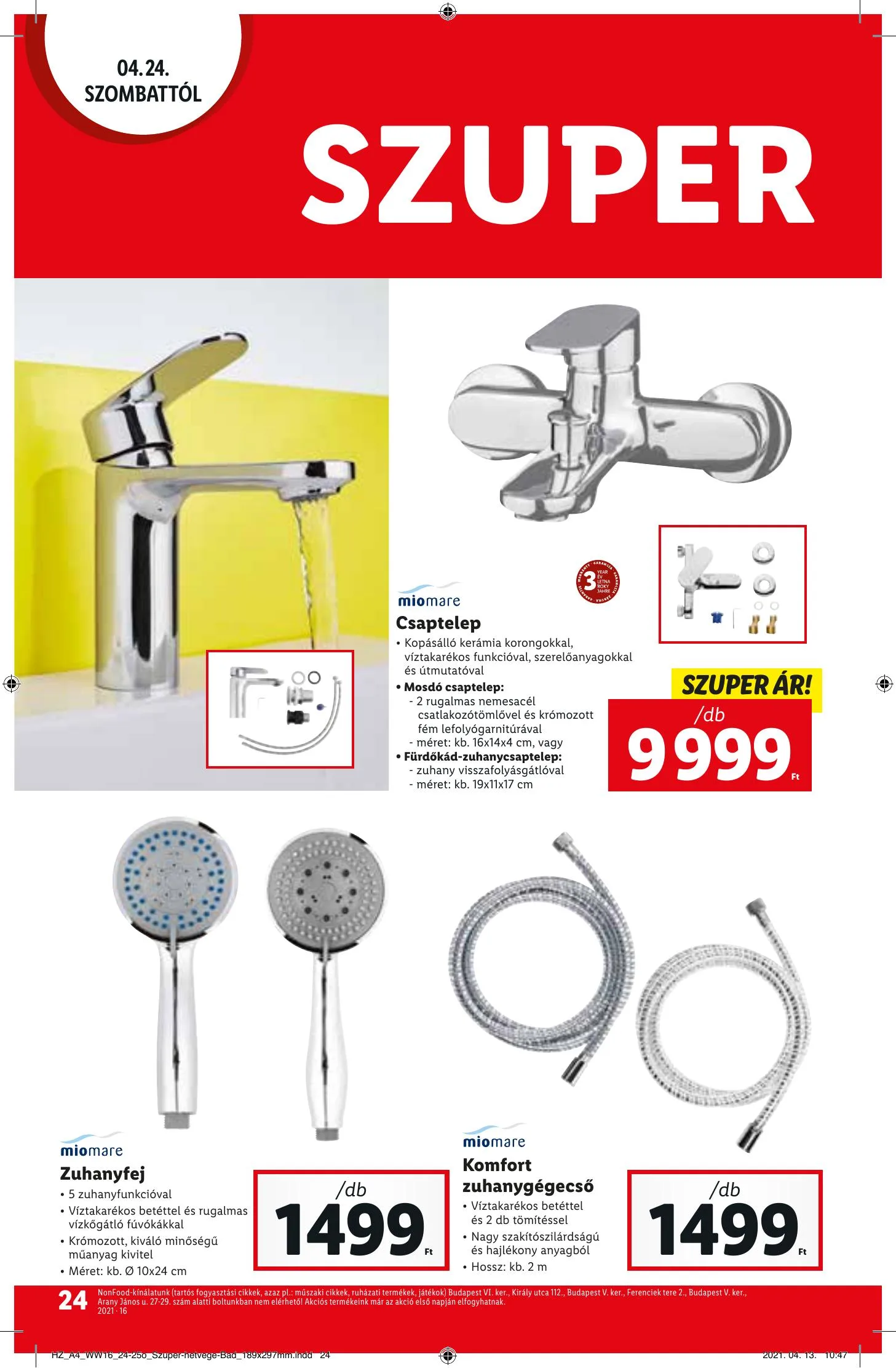 Lidl akciós újság 04.22–04.28 – 24. oldal