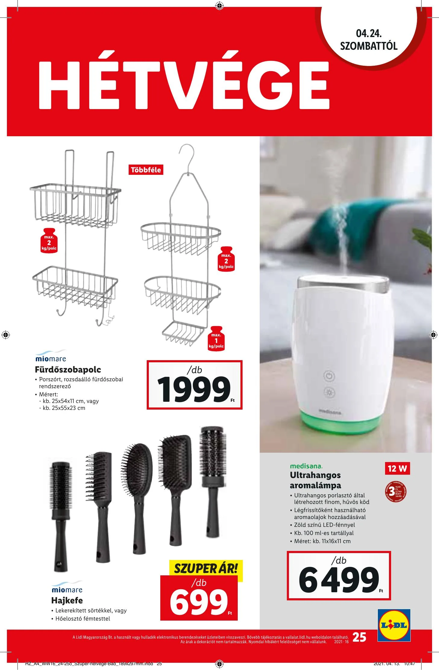 Lidl akciós újság 04.22–04.28 – 25. oldal