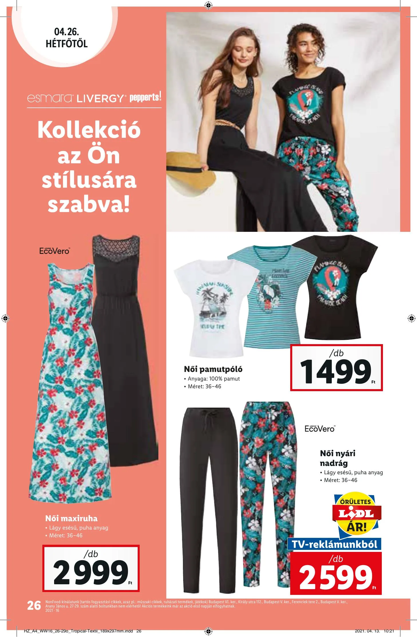 Lidl akciós újság 04.22–04.28 – 26. oldal