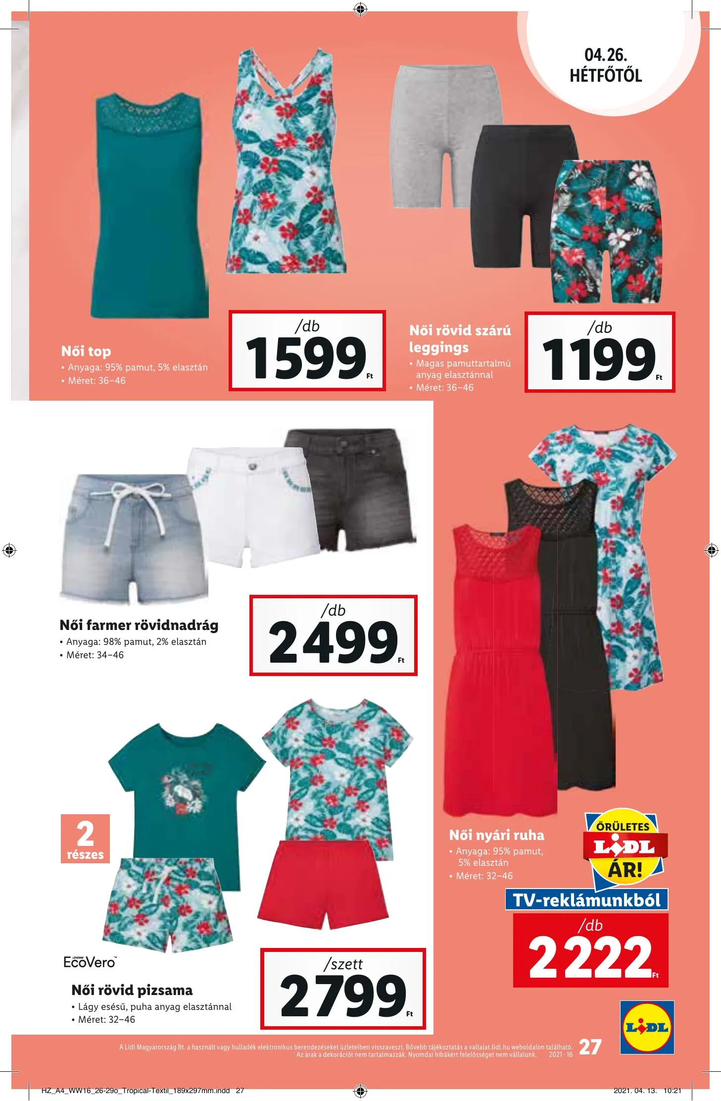 Lidl akciós újság 04.22–04.28 – 27. oldal