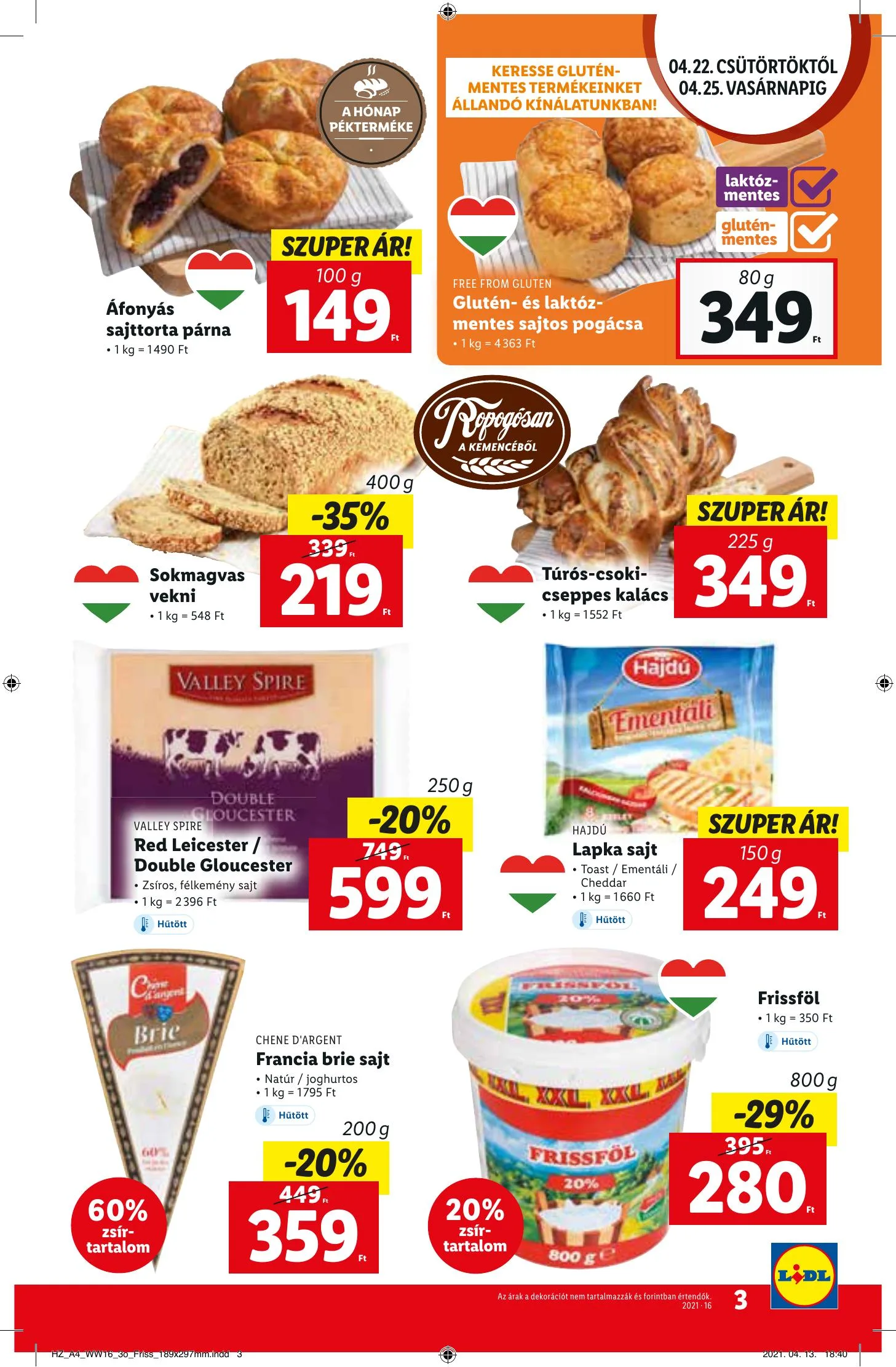 Lidl akciós újság 04.22–04.28 – 3. oldal