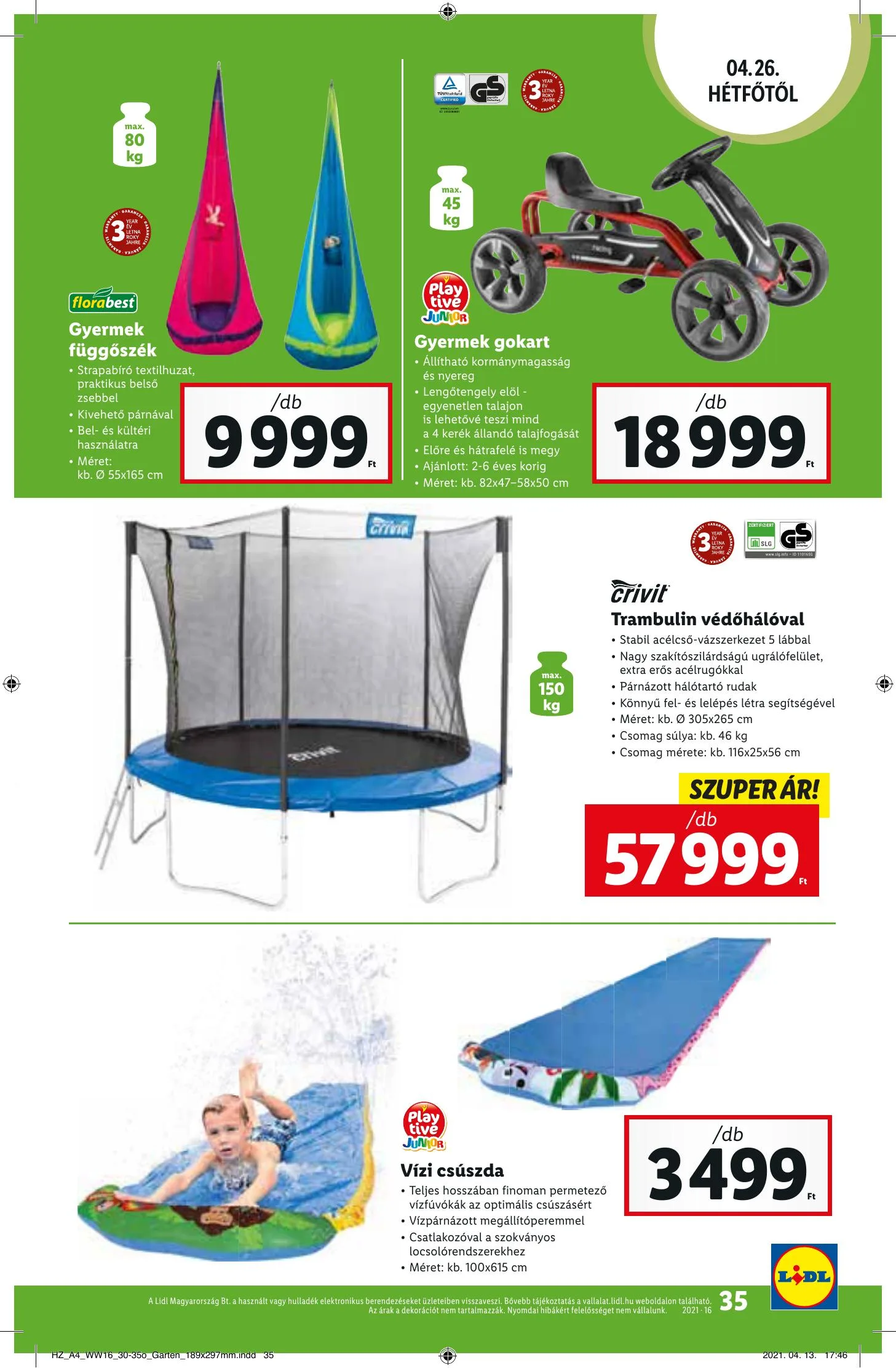 Lidl akciós újság 04.22–04.28 – 35. oldal