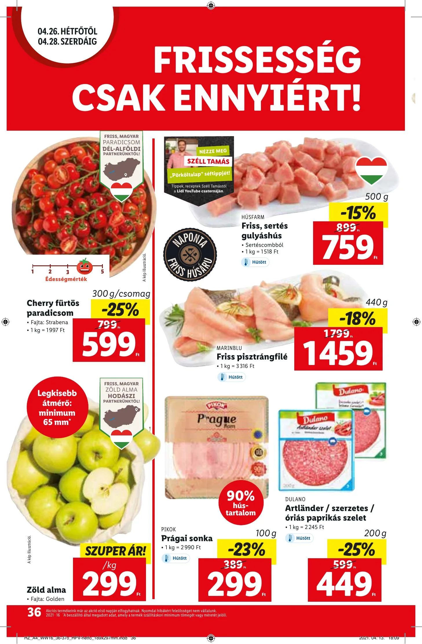 Lidl akciós újság 04.22–04.28 – 36. oldal