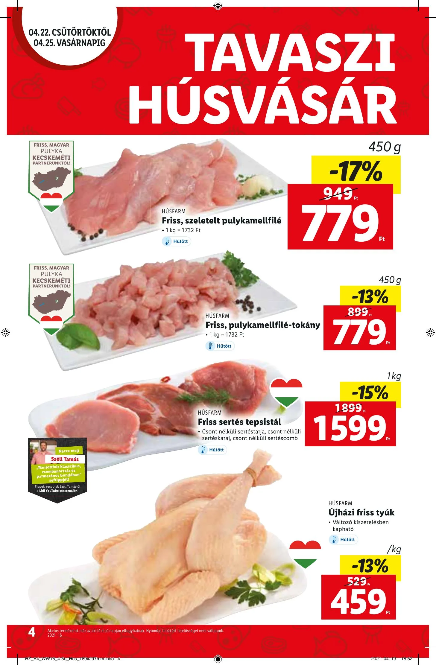 Lidl akciós újság 04.22–04.28 – 4. oldal