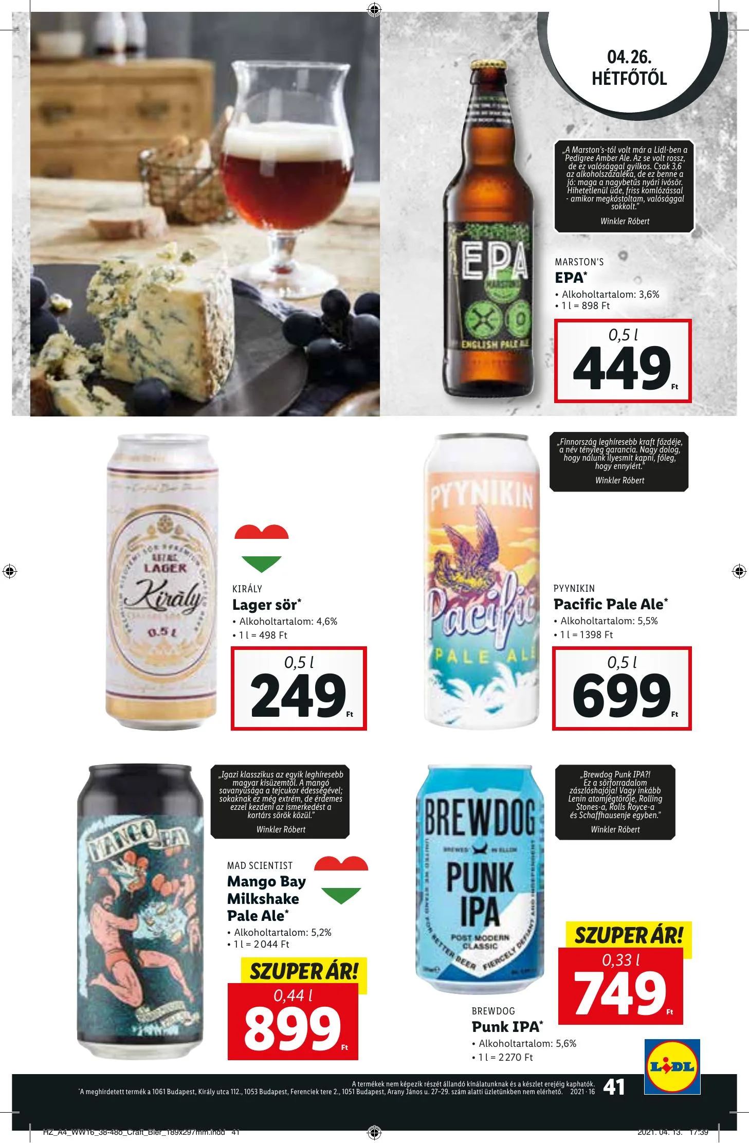 Lidl akciós újság 04.22–04.28 – 41. oldal