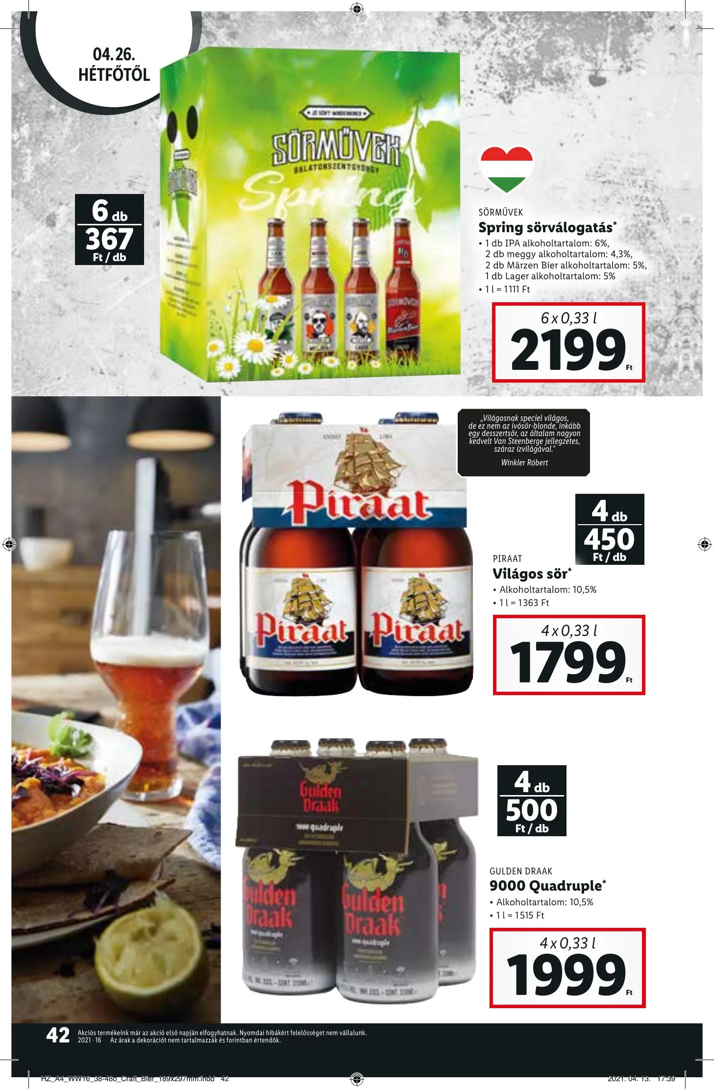 Lidl akciós újság 04.22–04.28 – 42. oldal