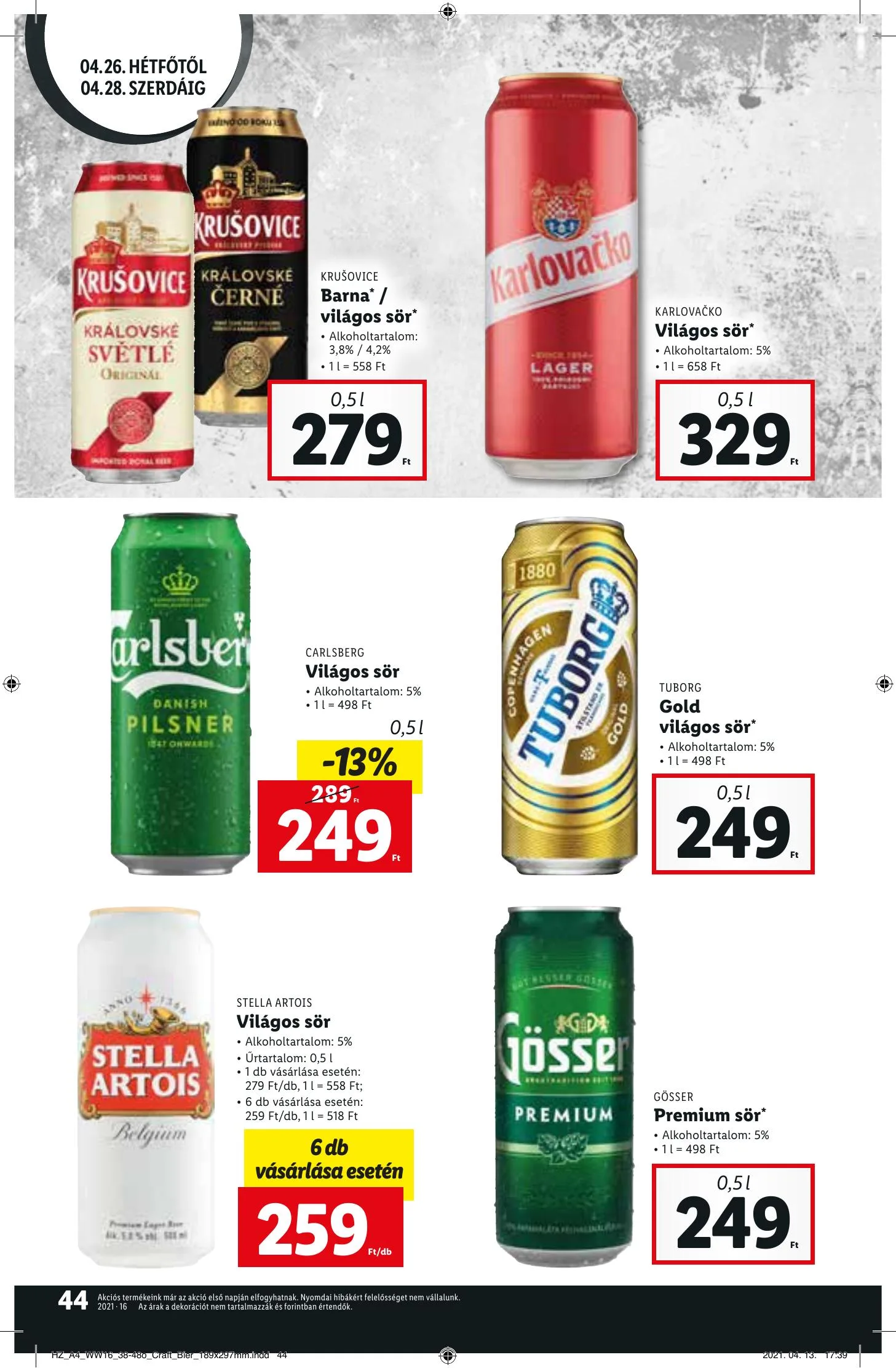 Lidl akciós újság 04.22–04.28 – 44. oldal