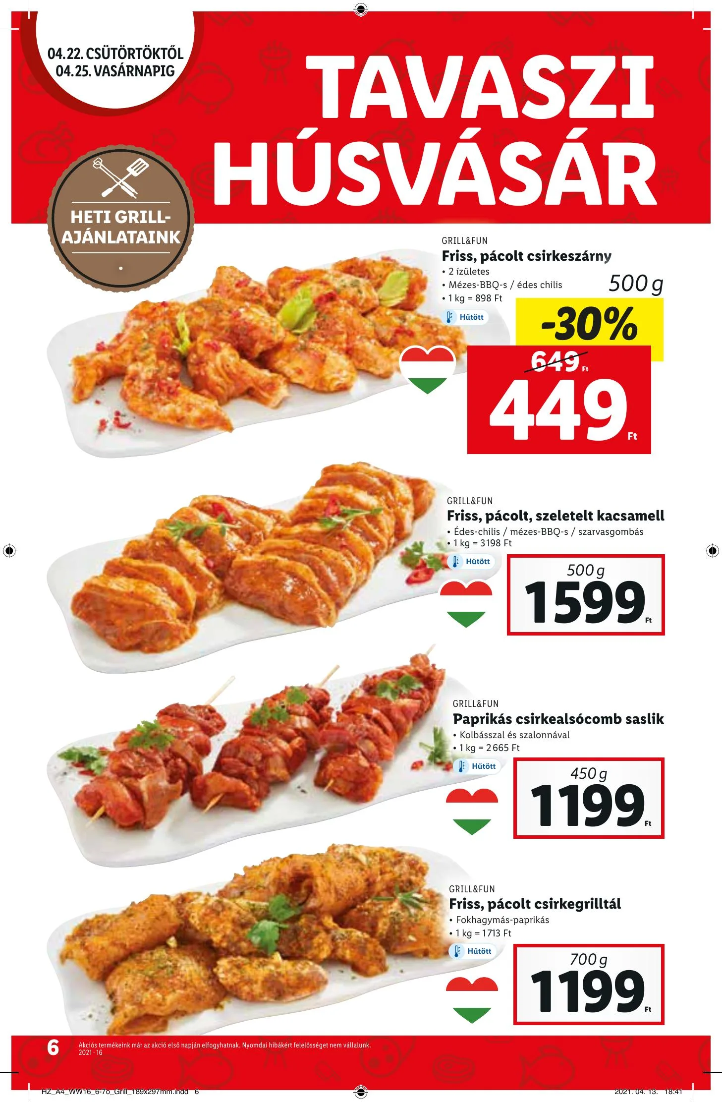 Lidl akciós újság 04.22–04.28 – 6. oldal