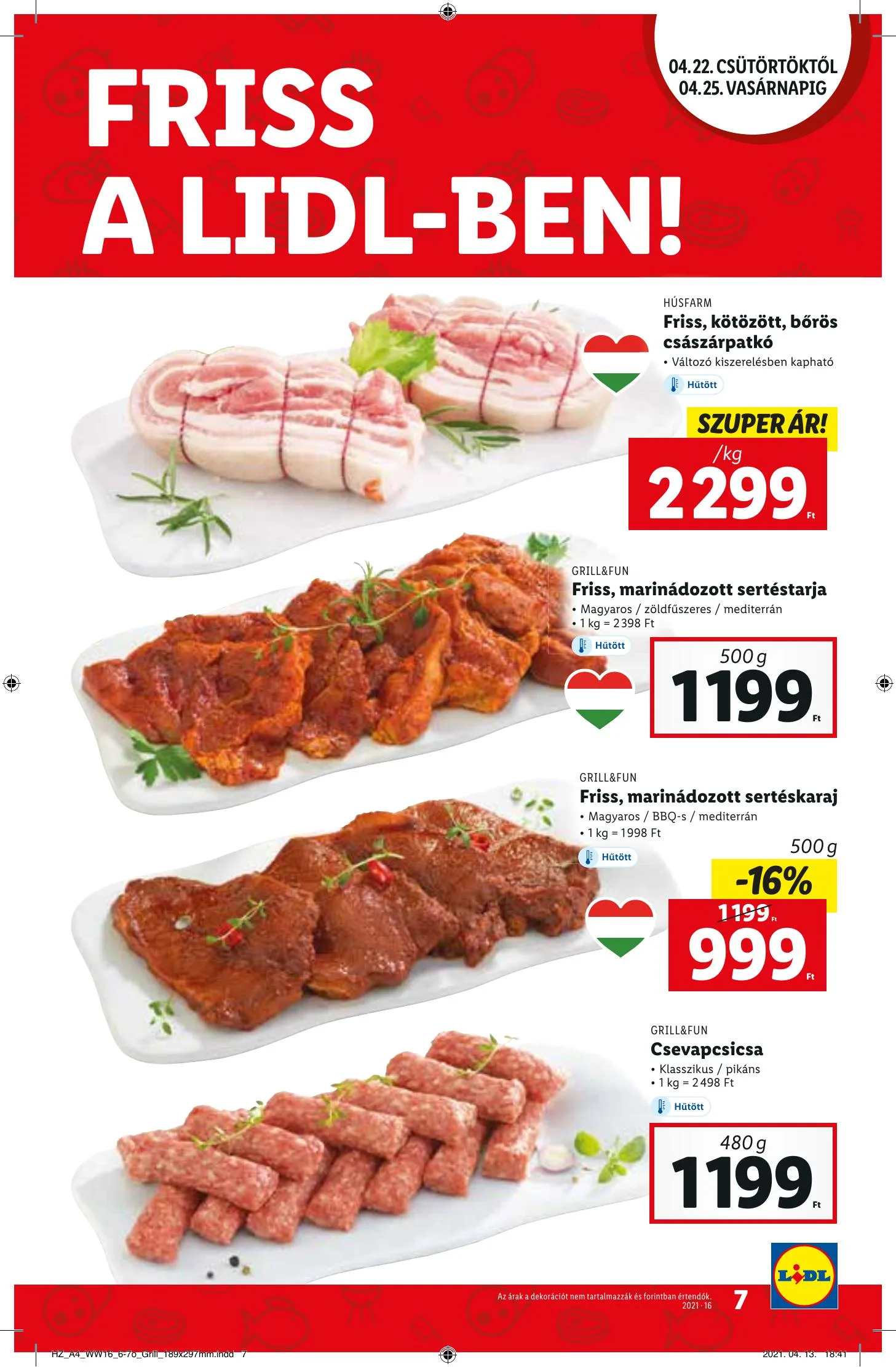 Lidl akciós újság 04.22–04.28 – 7. oldal