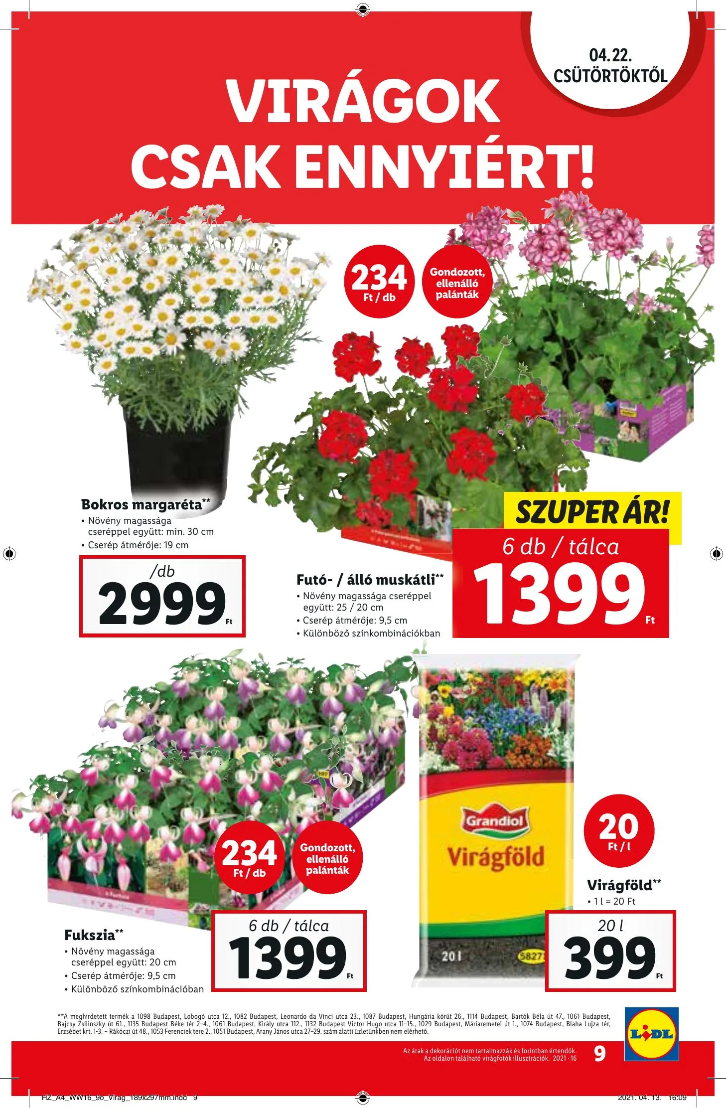 Lidl akciós újság 04.22–04.28 – 9. oldal