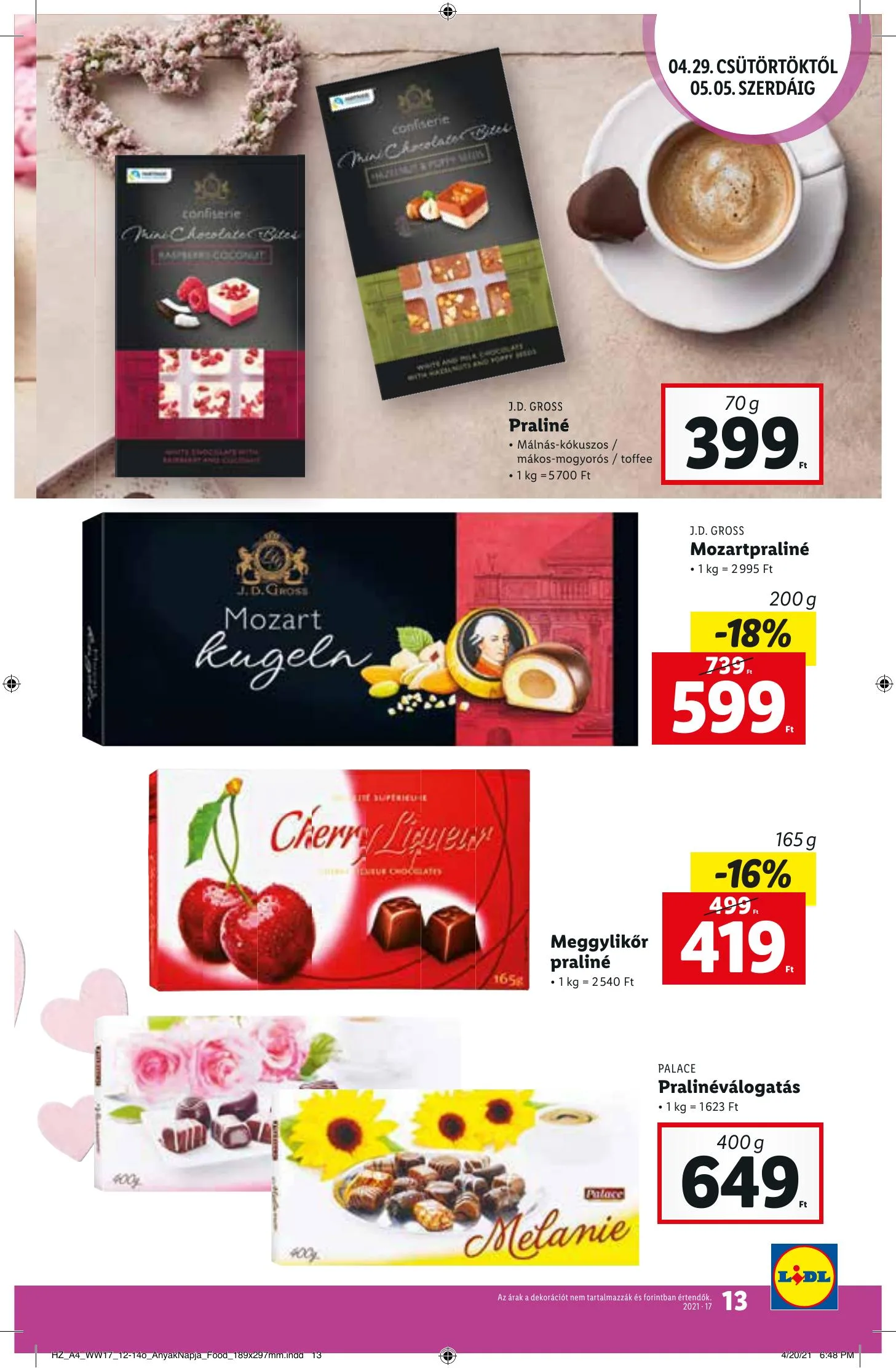 Lidl akciós újság 04.29–05.05 – 13. oldal