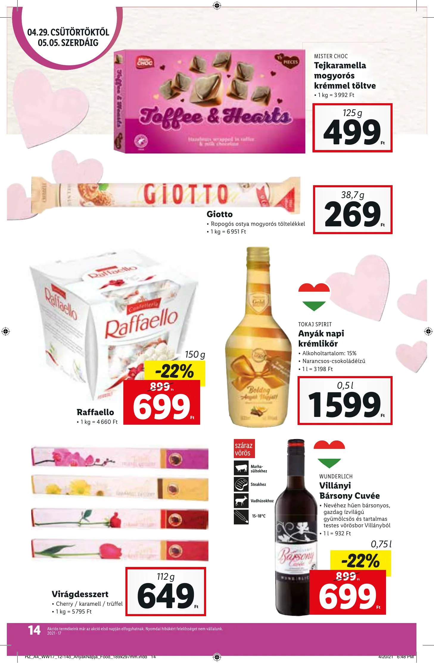 Lidl akciós újság 04.29–05.05 – 14. oldal