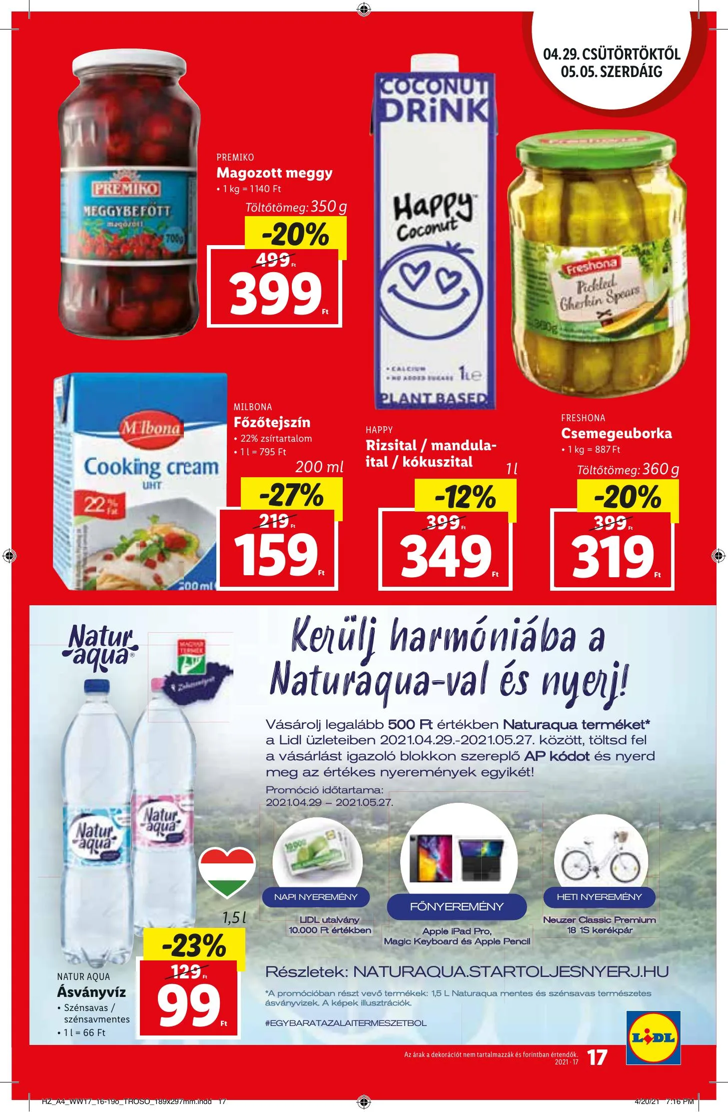 Lidl akciós újság 04.29–05.05 – 17. oldal