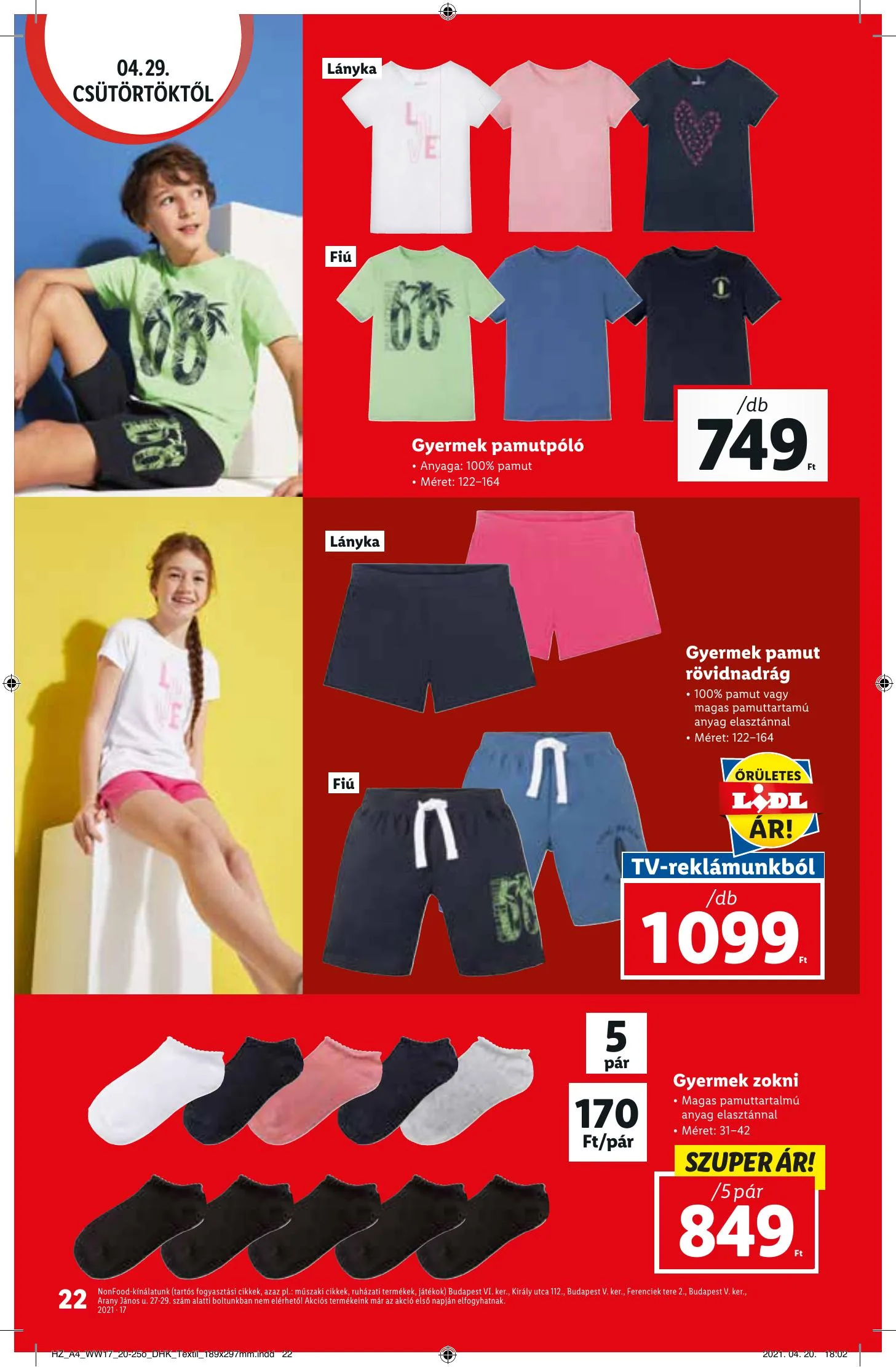 Lidl akciós újság 04.29–05.05 – 22. oldal