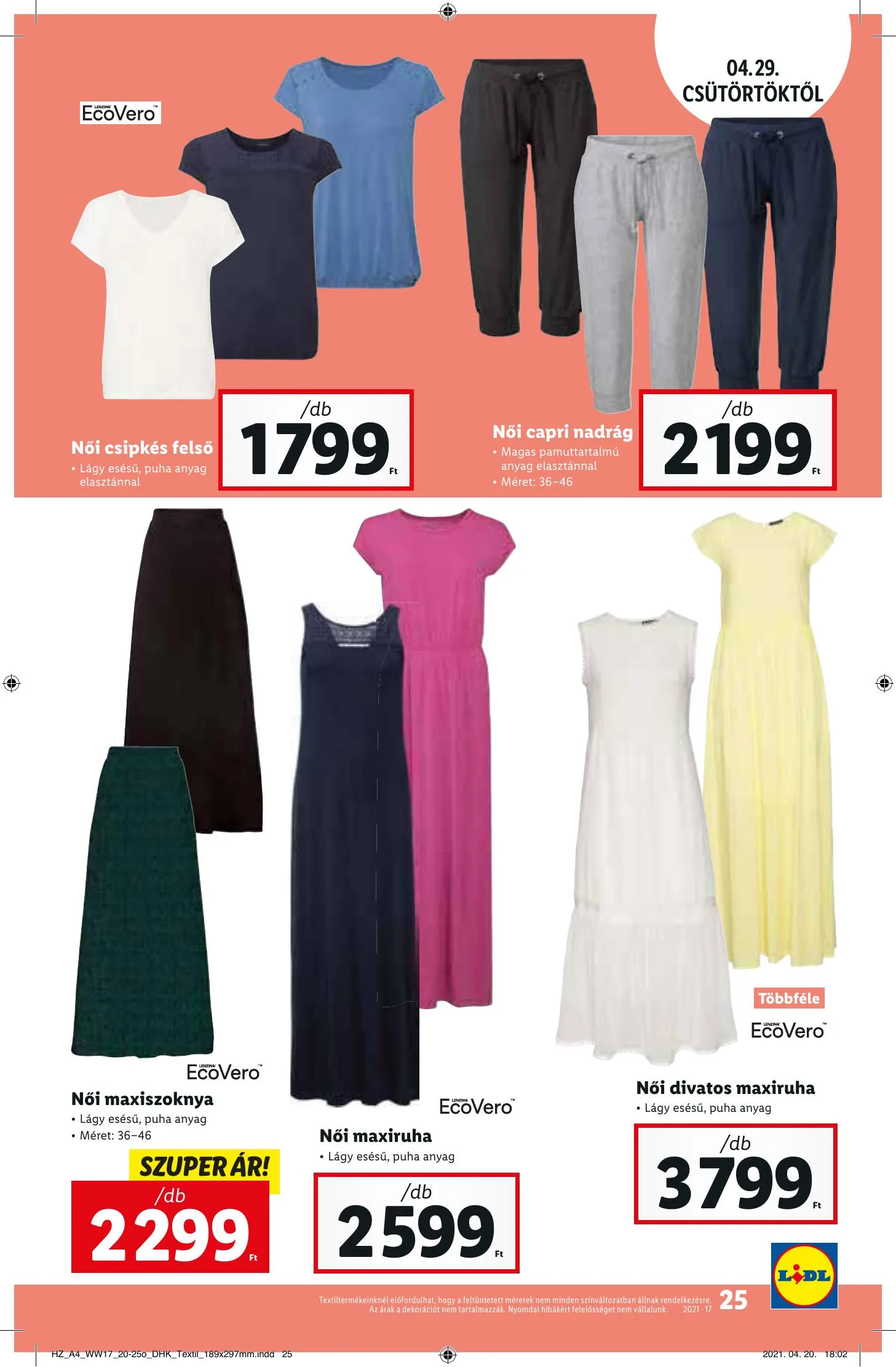 Lidl akciós újság 04.29–05.05 – 25. oldal