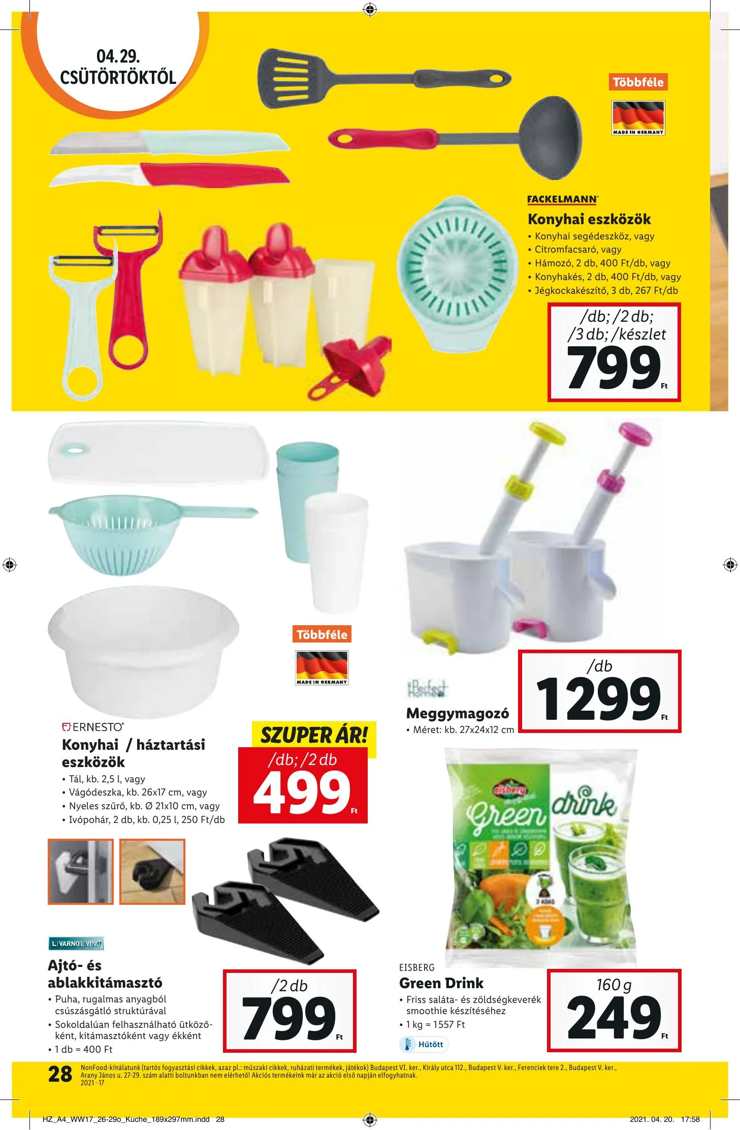 Lidl akciós újság 04.29–05.05 – 28. oldal