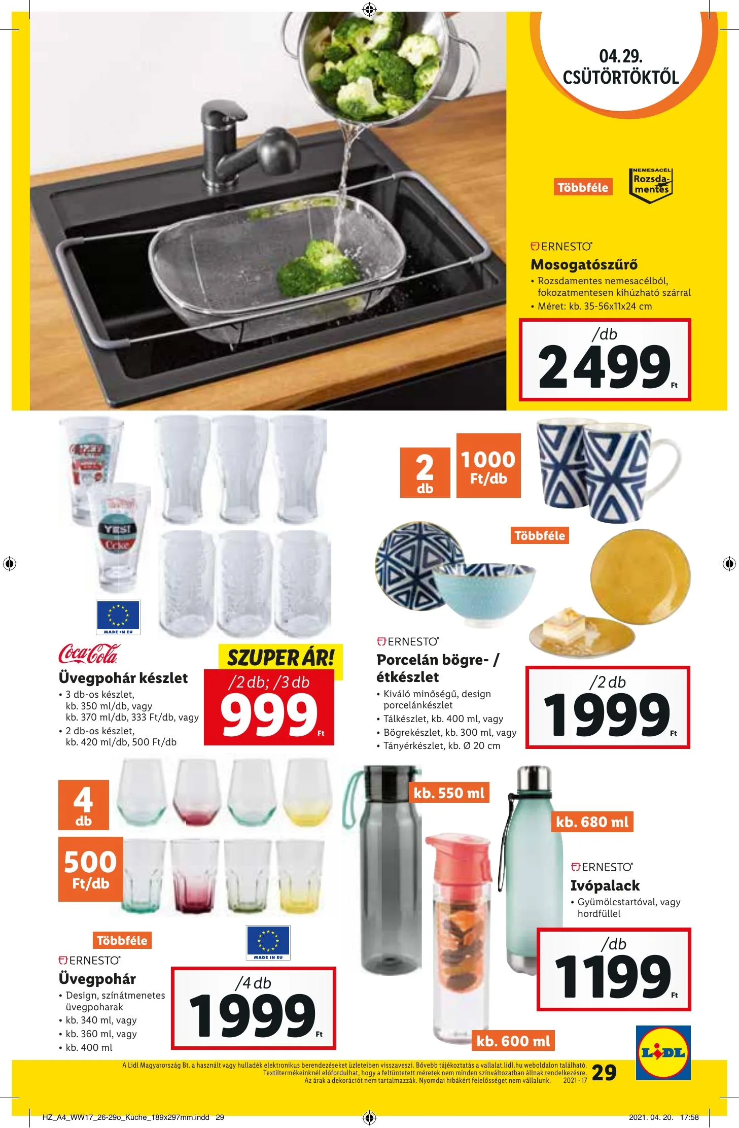 Lidl akciós újság 04.29–05.05 – 29. oldal
