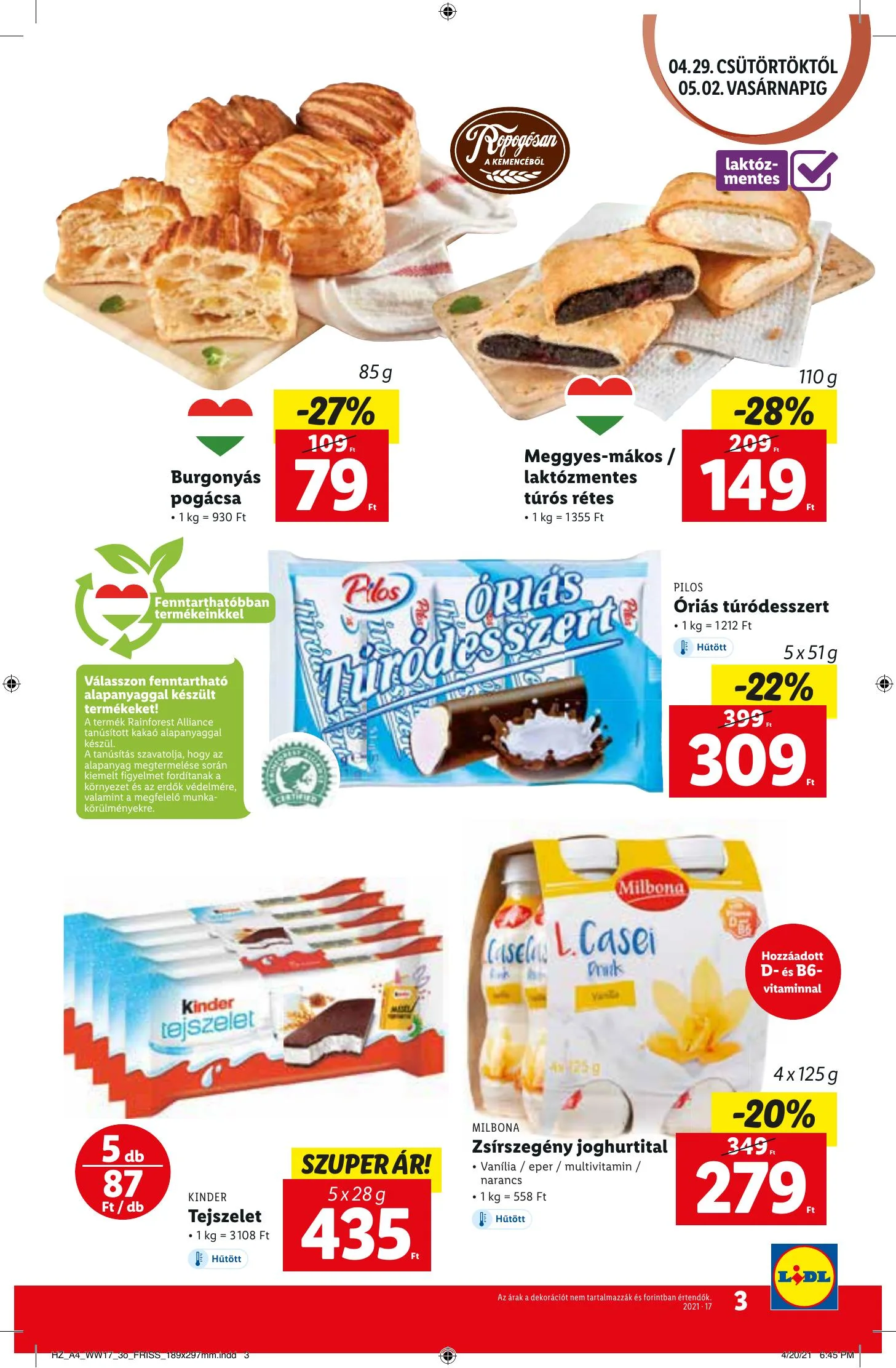 Lidl akciós újság 04.29–05.05 – 3. oldal